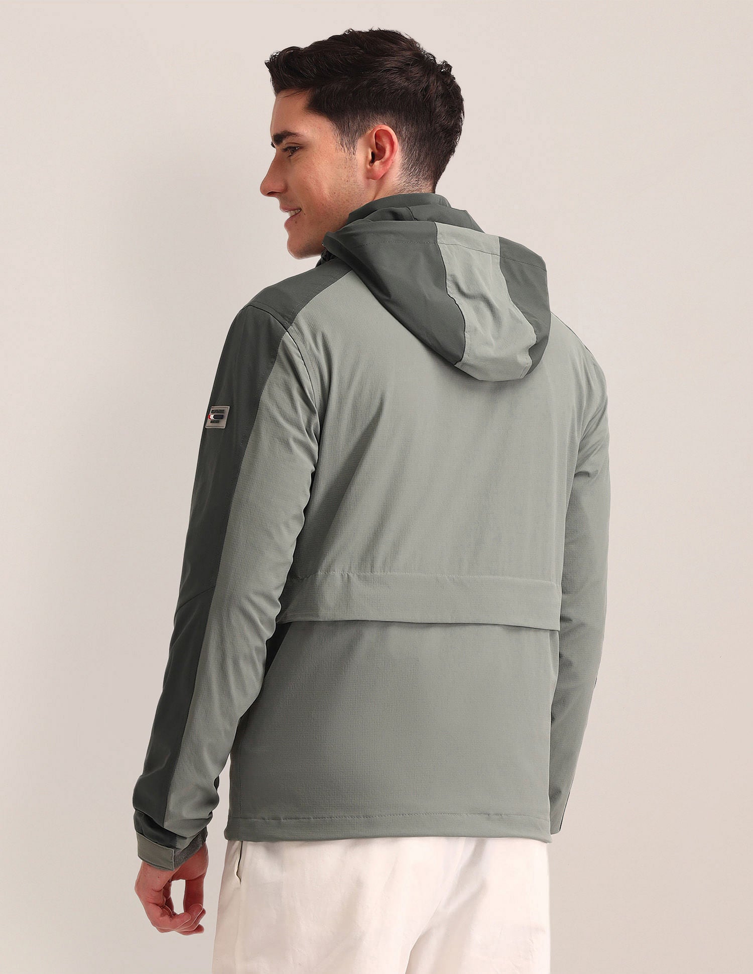 Regular Fit Solid Bomber Jacket Sage Green - U.S. POLO ASSN. | Large