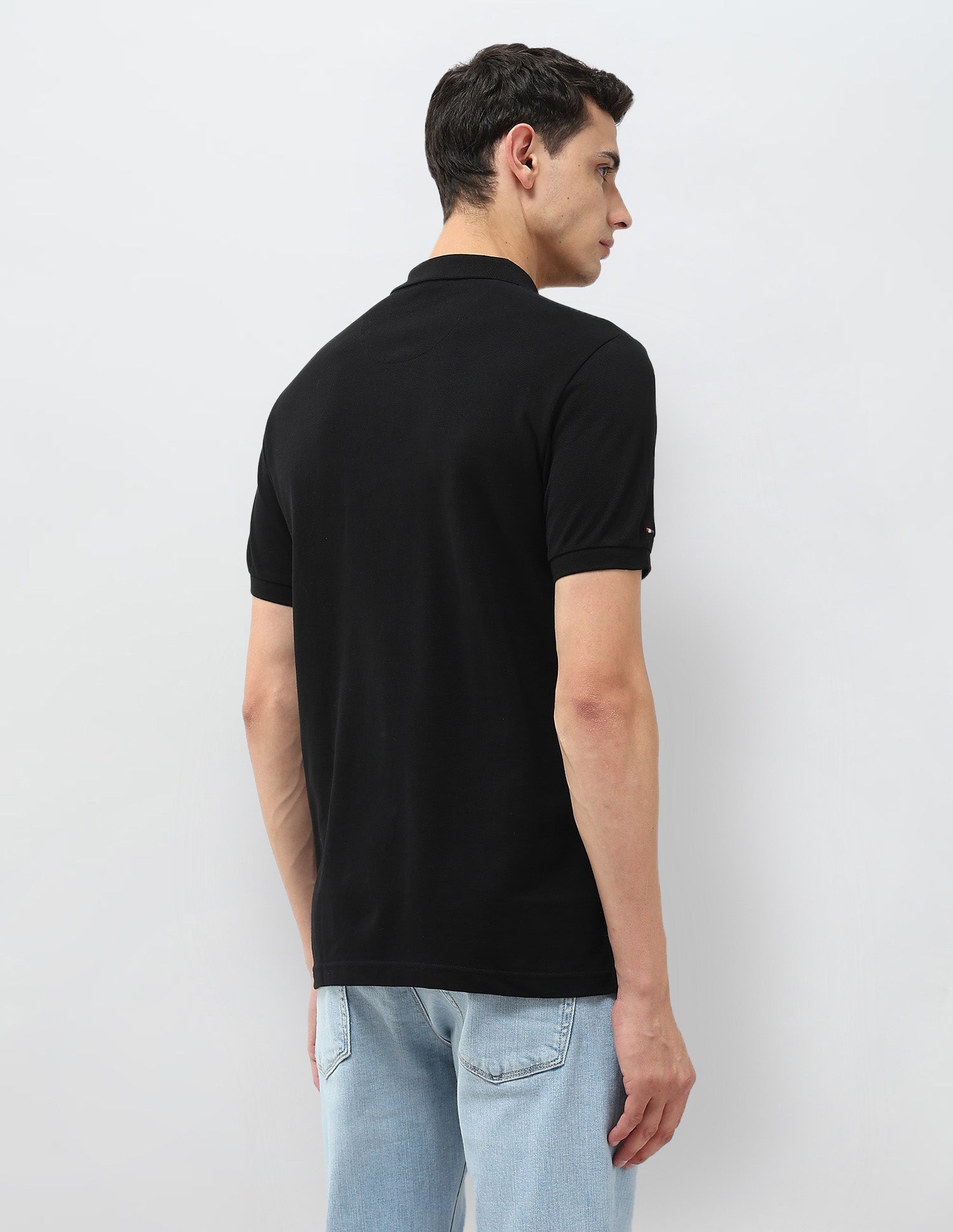 Solid Muscle Fit Polo Shirt Black - U.S. POLO ASSN. | Large