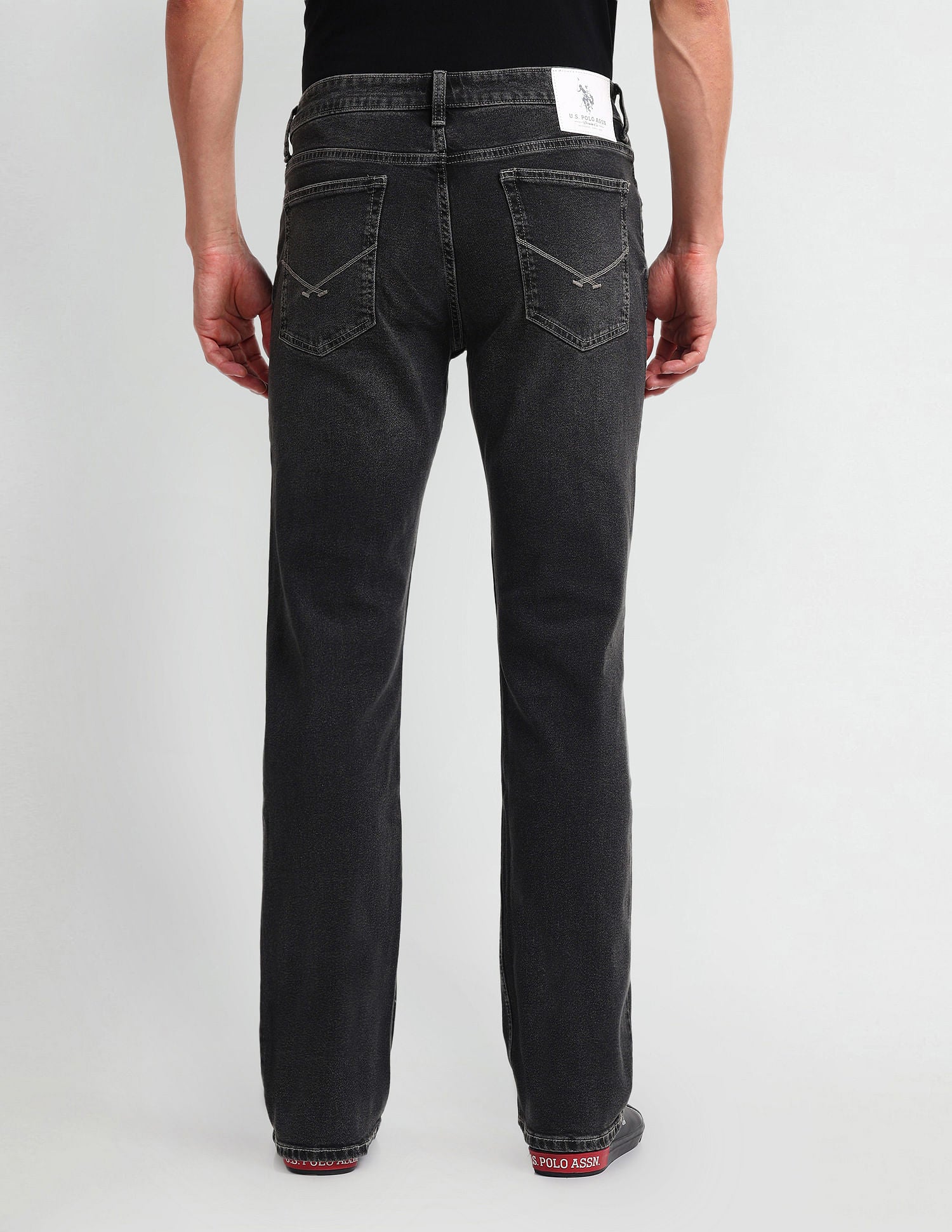 Connor Bootcut Grey Jeans Grey - U.S. Polo Assn. India | Large