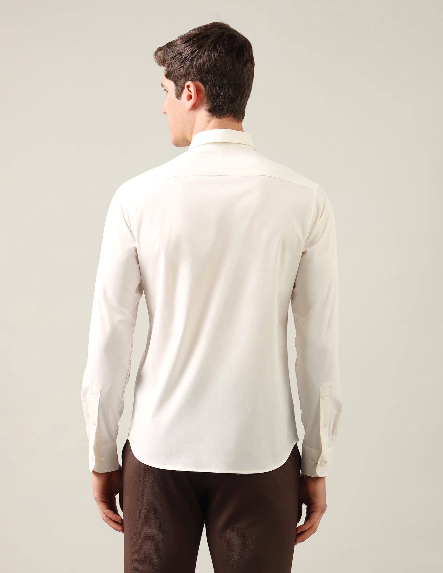 Tailored Fit Regular Shirt White - U.S. Polo Assn. India | Large