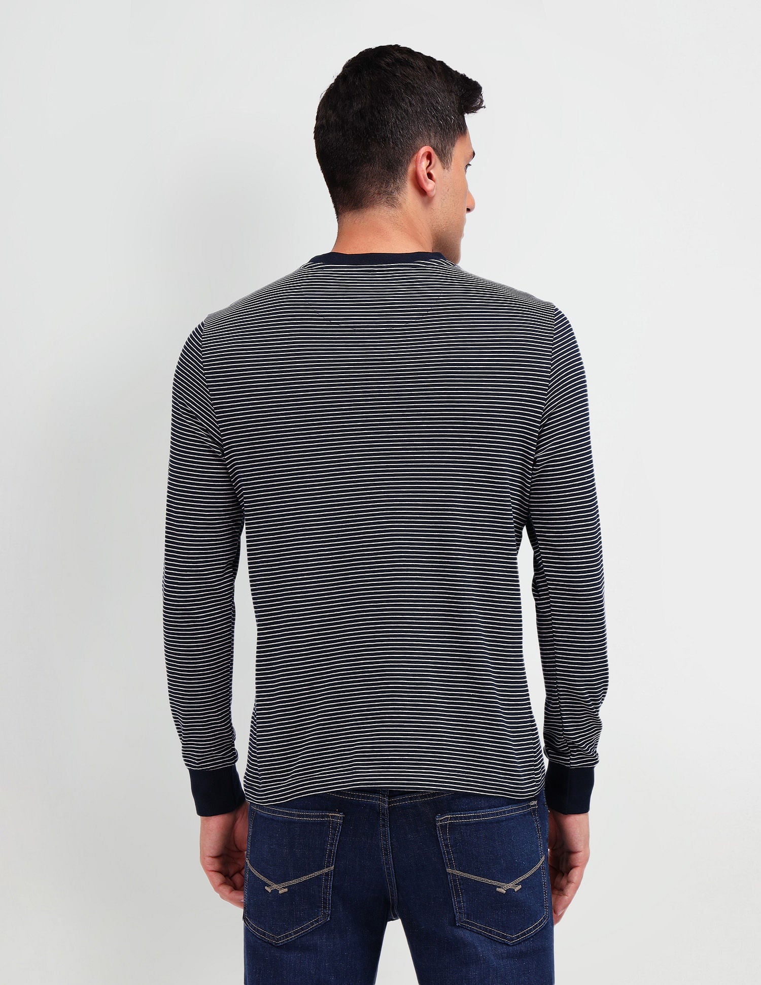 Muscle Fit Striped T-Shirt Navy - U.S. POLO ASSN. | Large