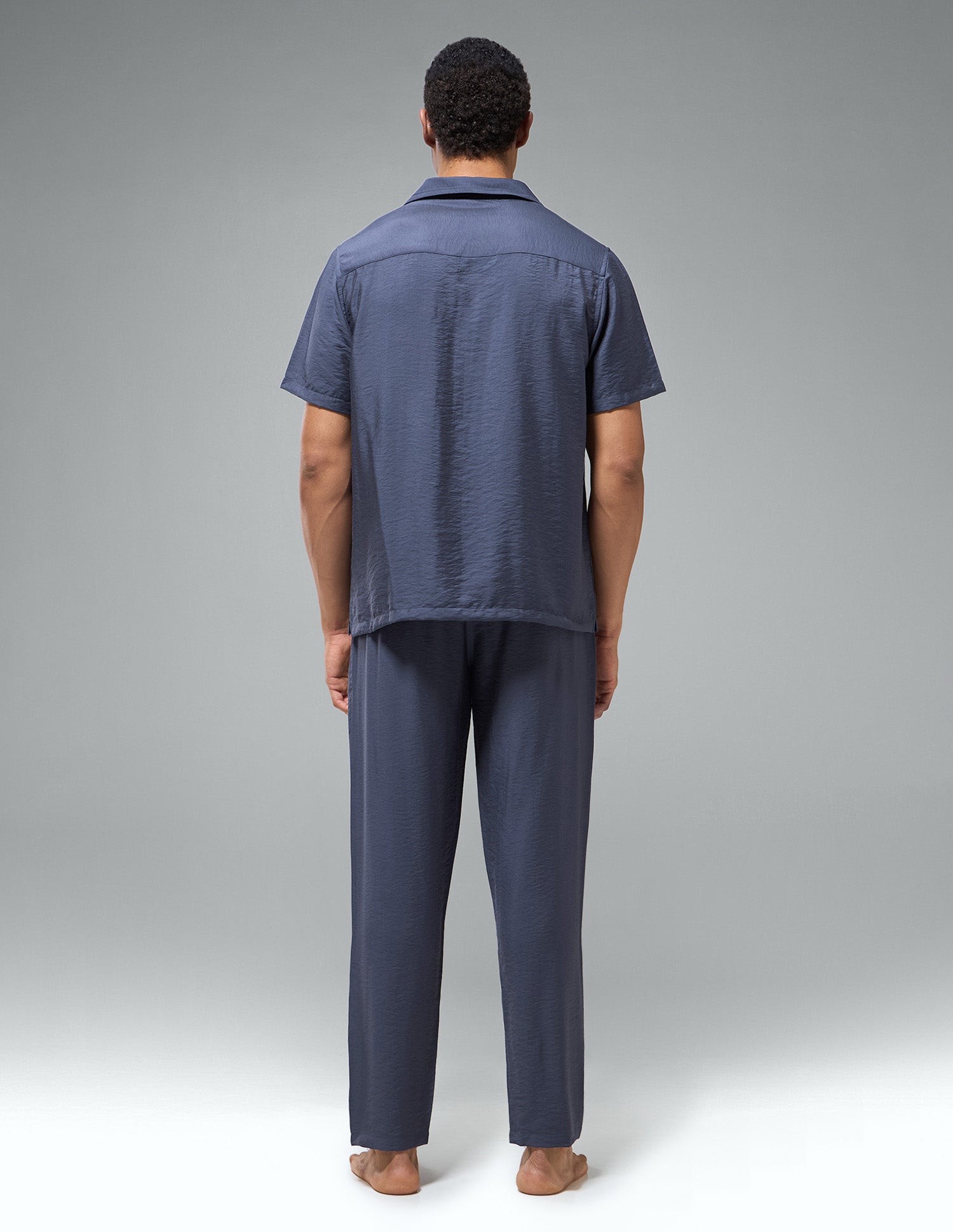 Crinkled Featherlight OESS02 Sleep Set Infinity Blue - U.S. Polo Assn. India | Large