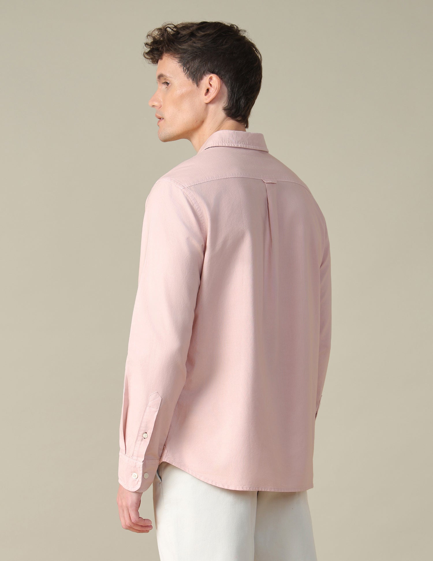 Oxford Tailored Fit Shirt Light Pink - U.S. Polo Assn. India | Large