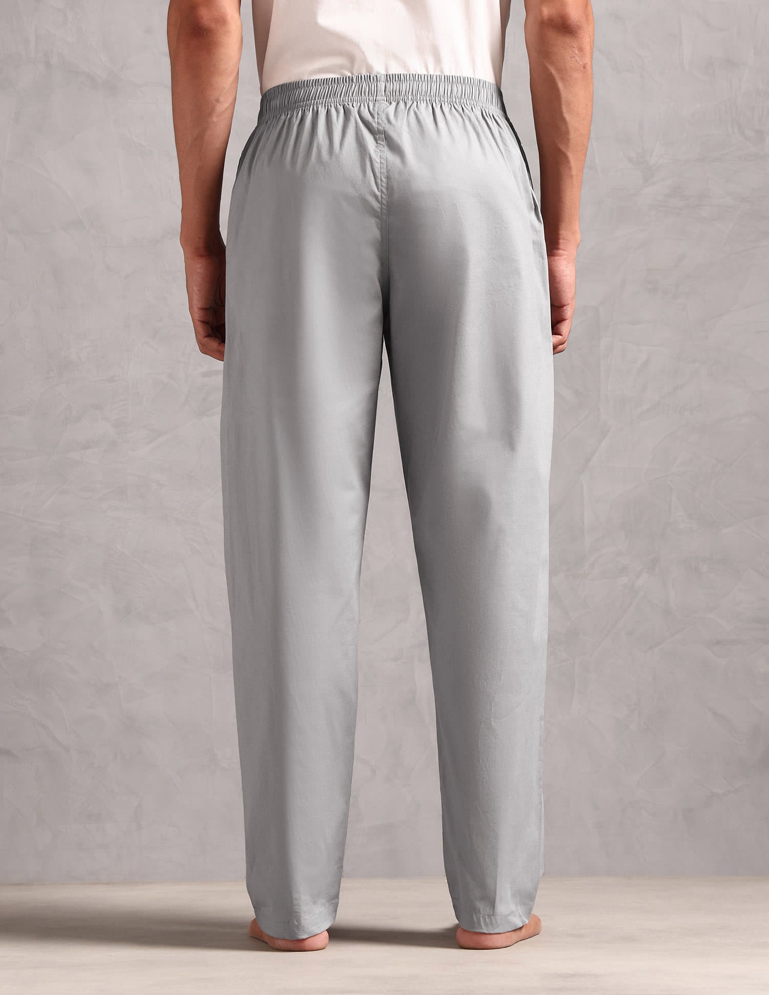 Relaxed Fit Solid LP003 Lounge Pants - Pack Of 1 Ultimate Gray - U.S. Polo Assn. India | Large