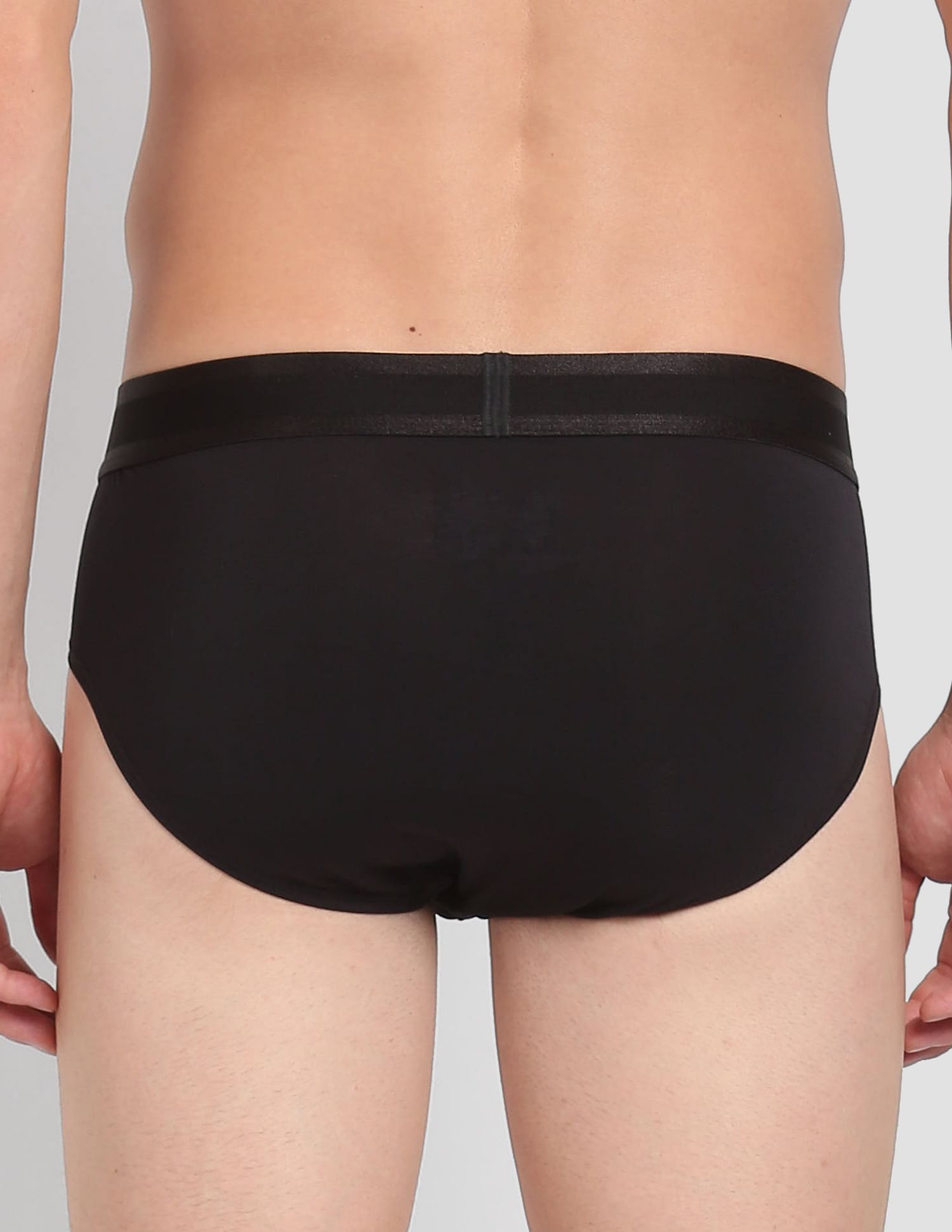 Mid Rise Solid PB001 Premium Briefs - Pack Of 1 Black - U.S. POLO ASSN. | Large