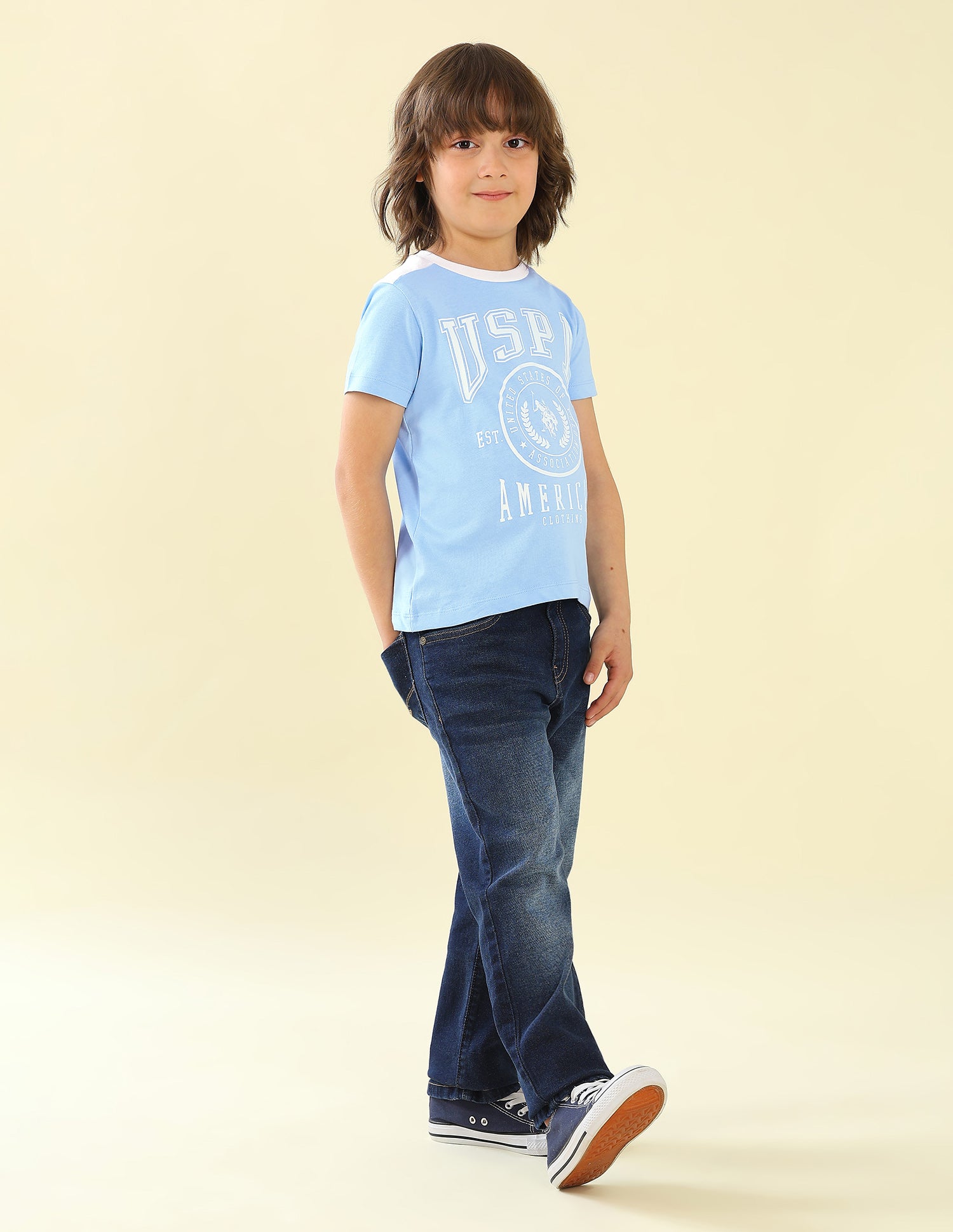 Graphic Brand Printed Regular Fit T-Shirt - Pack Of 2 Multi2 - U.S. Polo Assn. India | Large