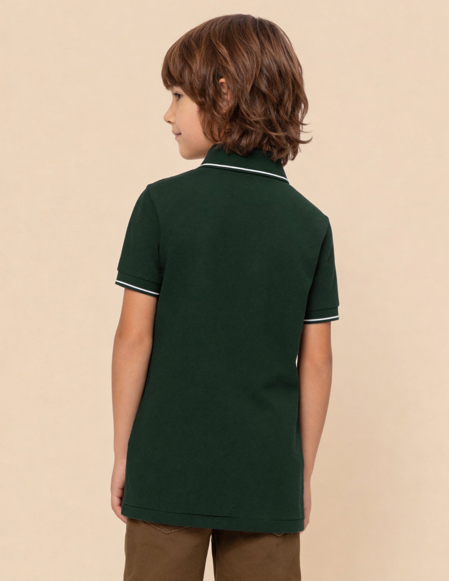 Brand Embroidered Regular Fit Polo Shirt Olive - U.S. Polo Assn. India | Large