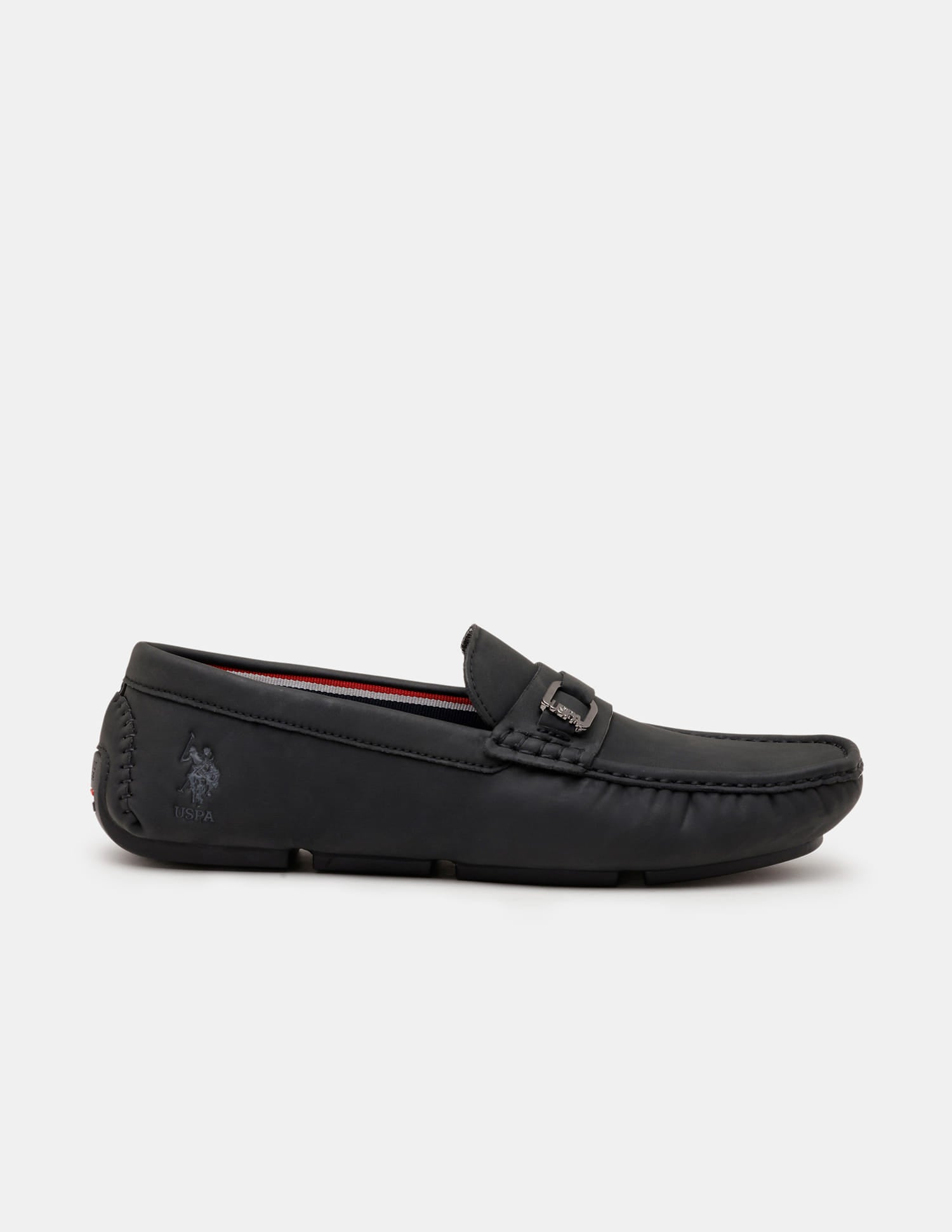 Men Oaklen Slip-Ons Loafers Black - U.S. Polo Assn. India | Large