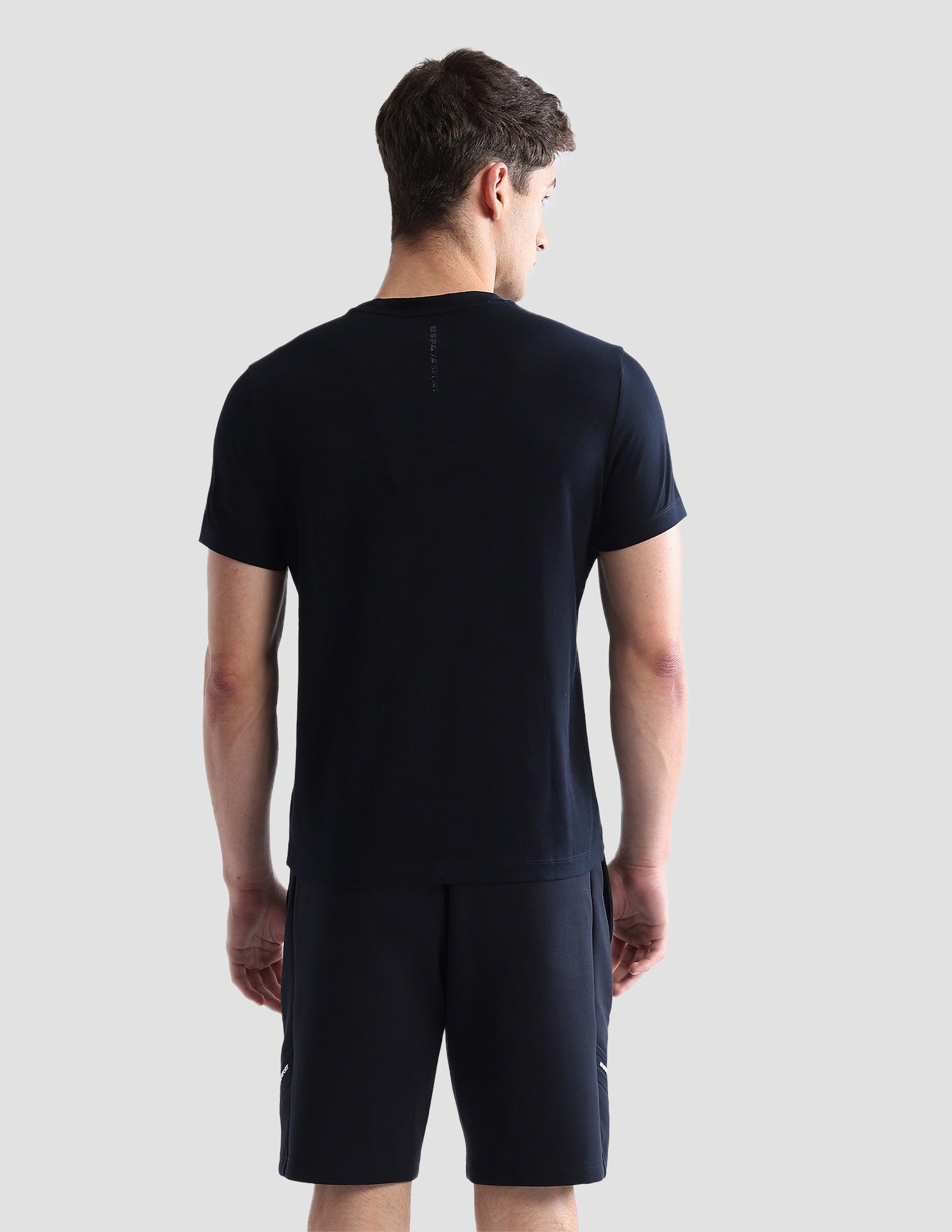 Solid Slim Fit Active T-Shirt Navy - U.S. POLO ASSN. | Large