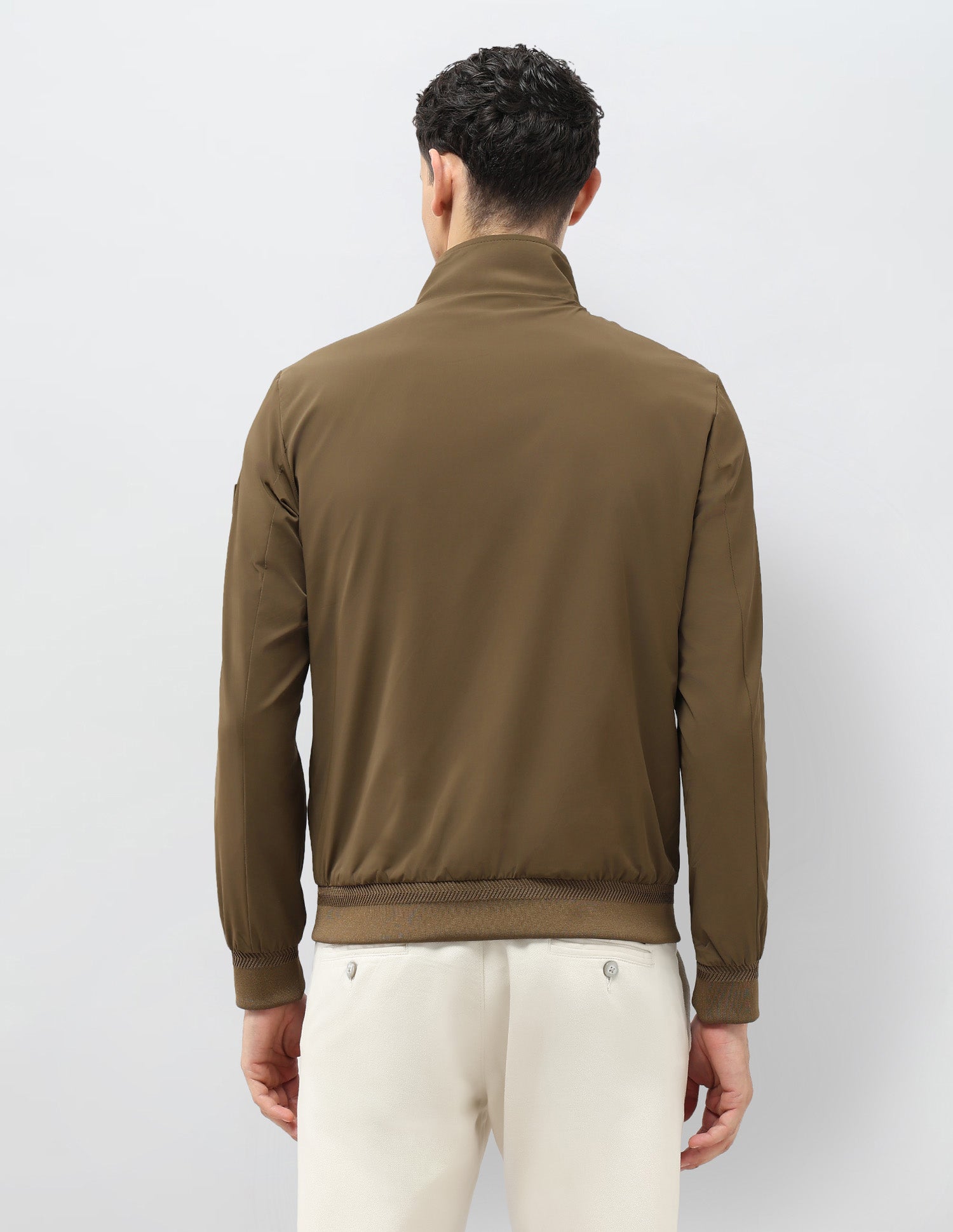 Solid Regular Fit Jacket Brown - U.S. POLO ASSN. | Large