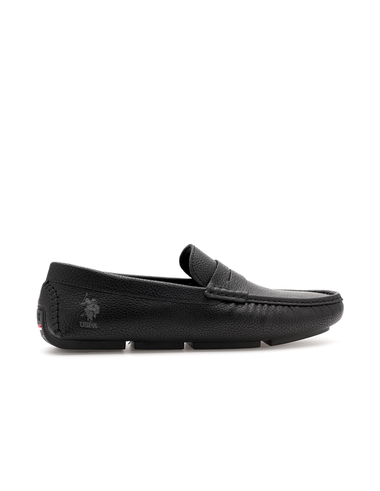 Men Kiger Textured Loafer Black - U.S. Polo Assn. India | Large