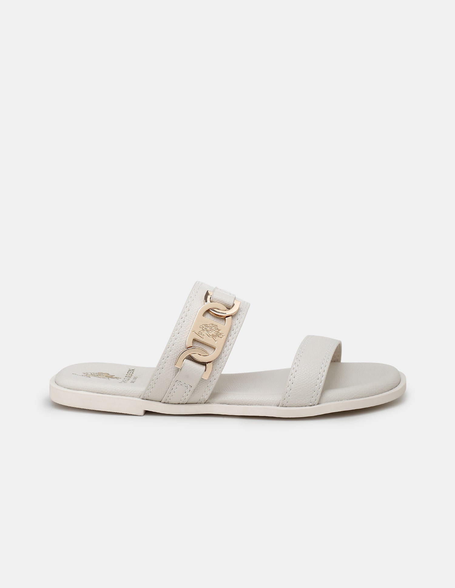 Women Lioris Open Toe Sandals Off White - U.S. Polo Assn. India | Large