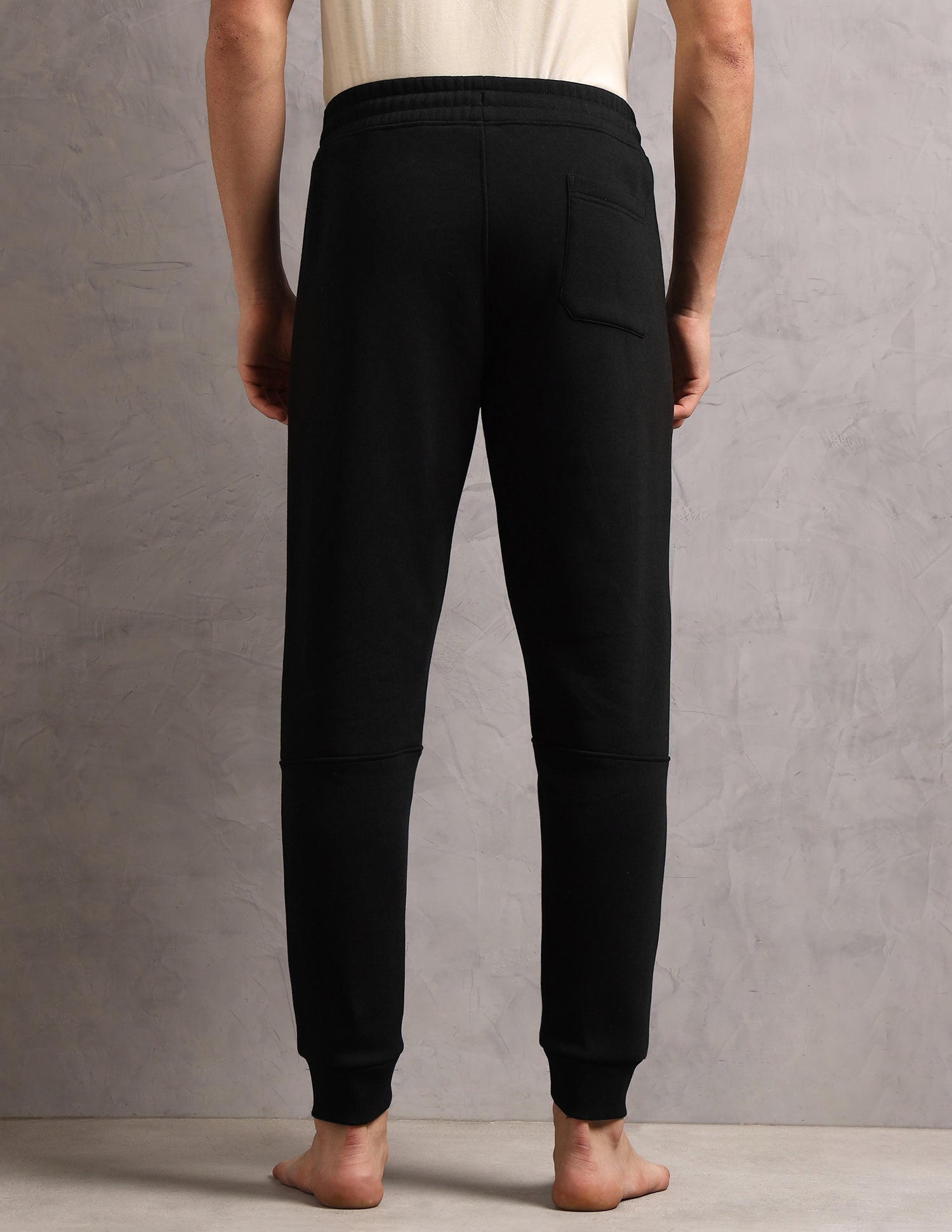 Comfort Fit  Cotton OJ008-PL  Lounge Joggers - Pack Of 1 Black - U.S. Polo Assn. India | Large