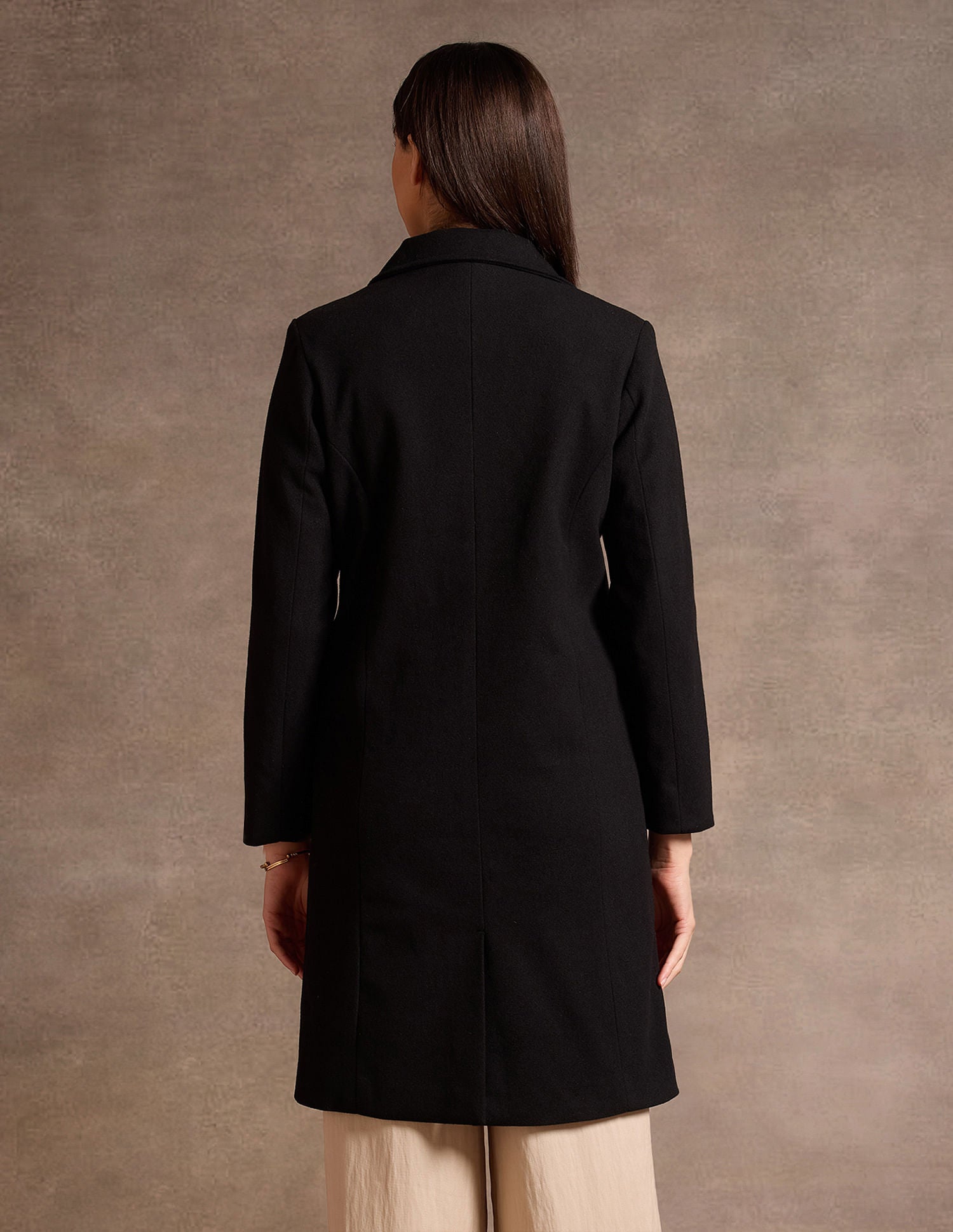 Shoulder Patch Long Line Jacket Black - U.S. POLO ASSN. | Large