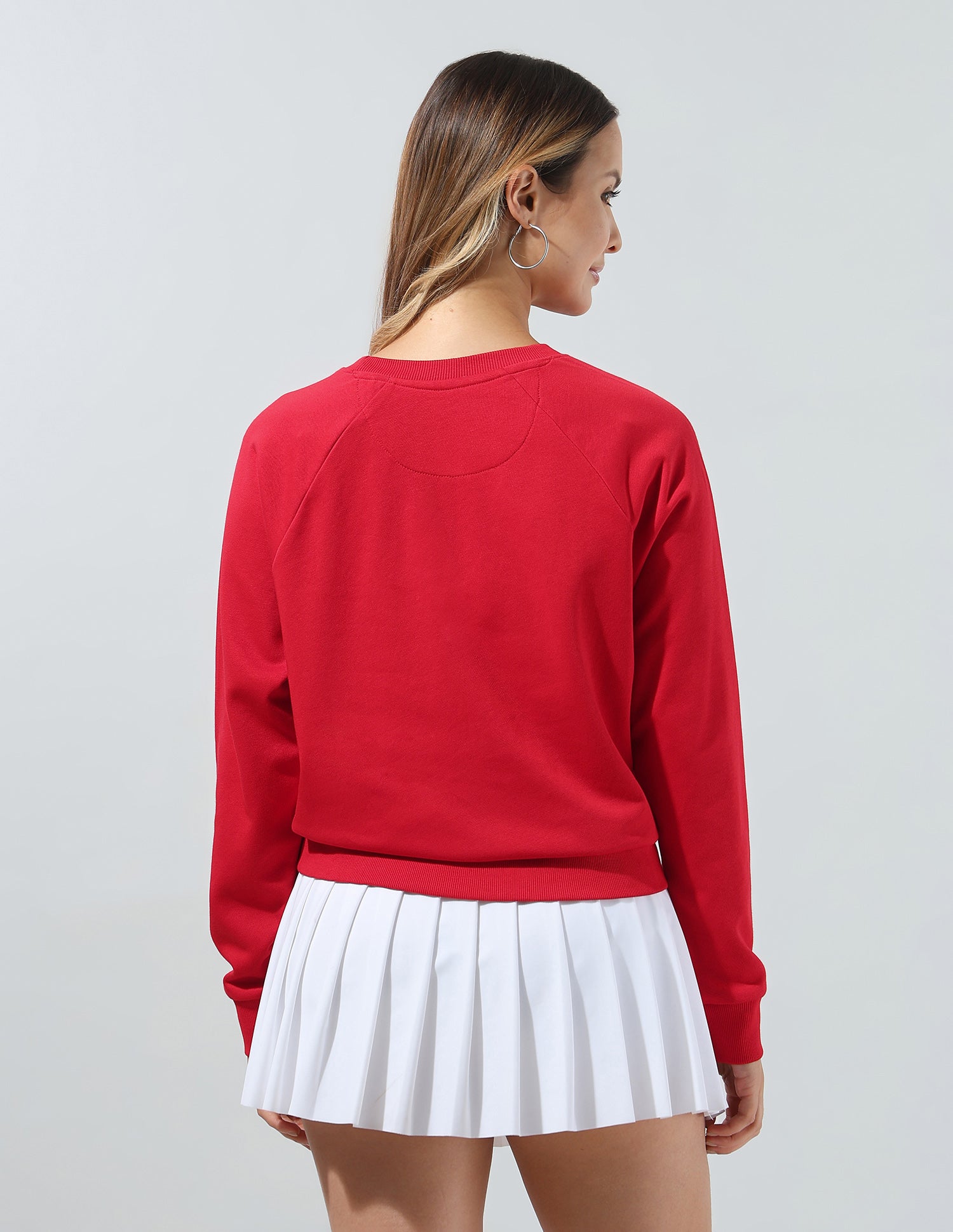 Brand Printed Relaxed Fit Sweatshirt Red - U.S. Polo Assn. India | Large