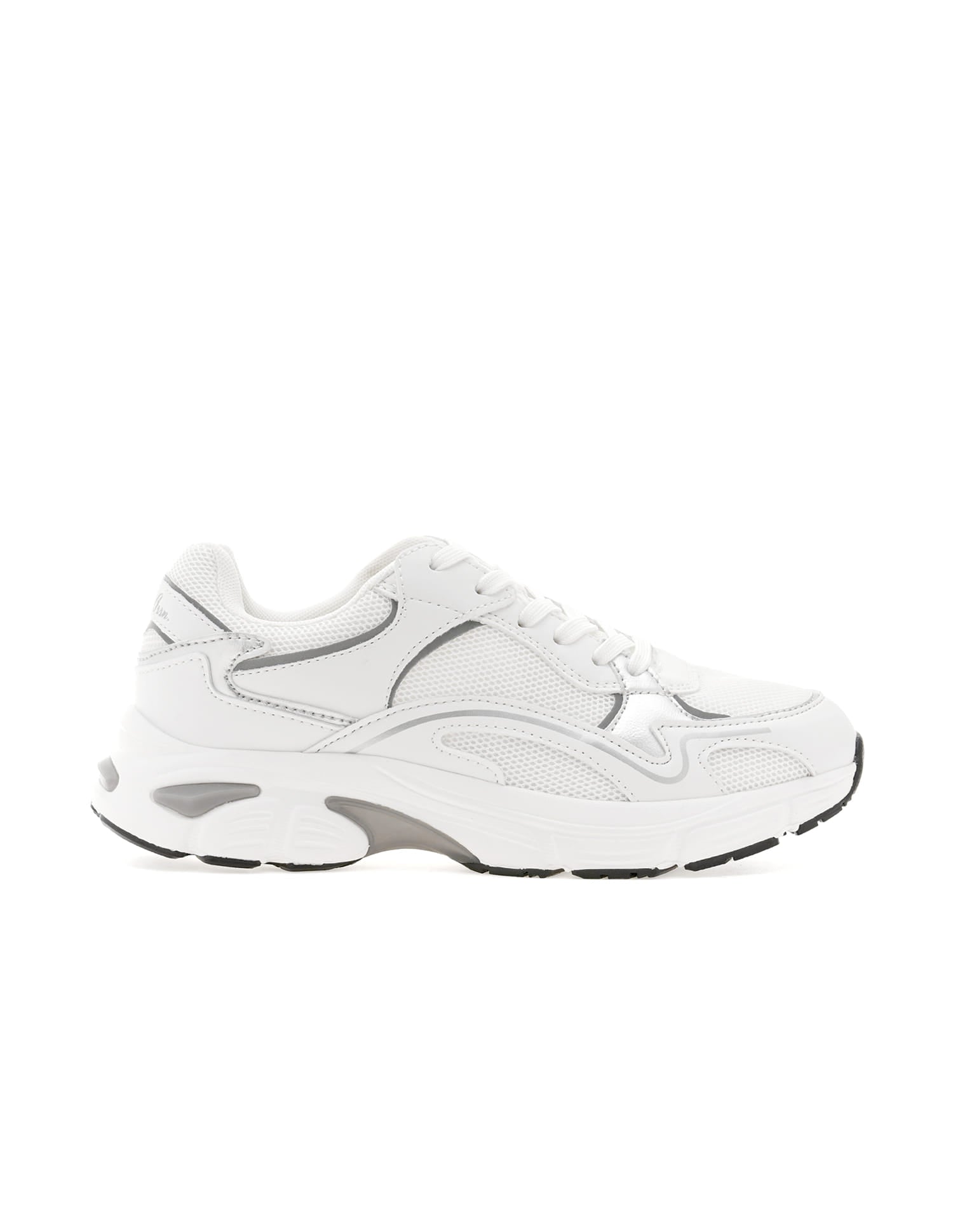 Women Metallic Logo Felicia Sneakers White - U.S. Polo Assn. India | Large