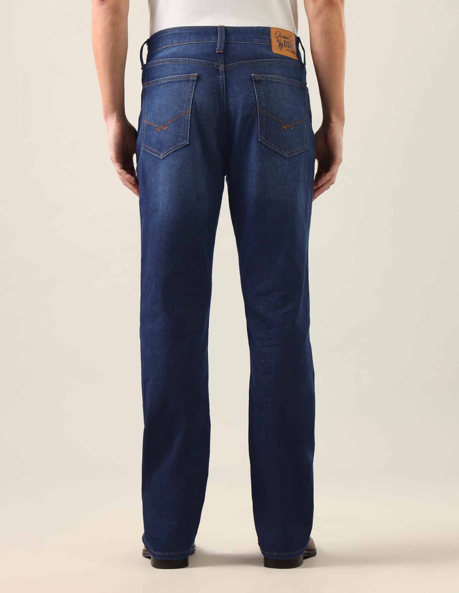 Connor Bootcut Fit Blue Jeans Blue - U.S. Polo Assn. India | Large