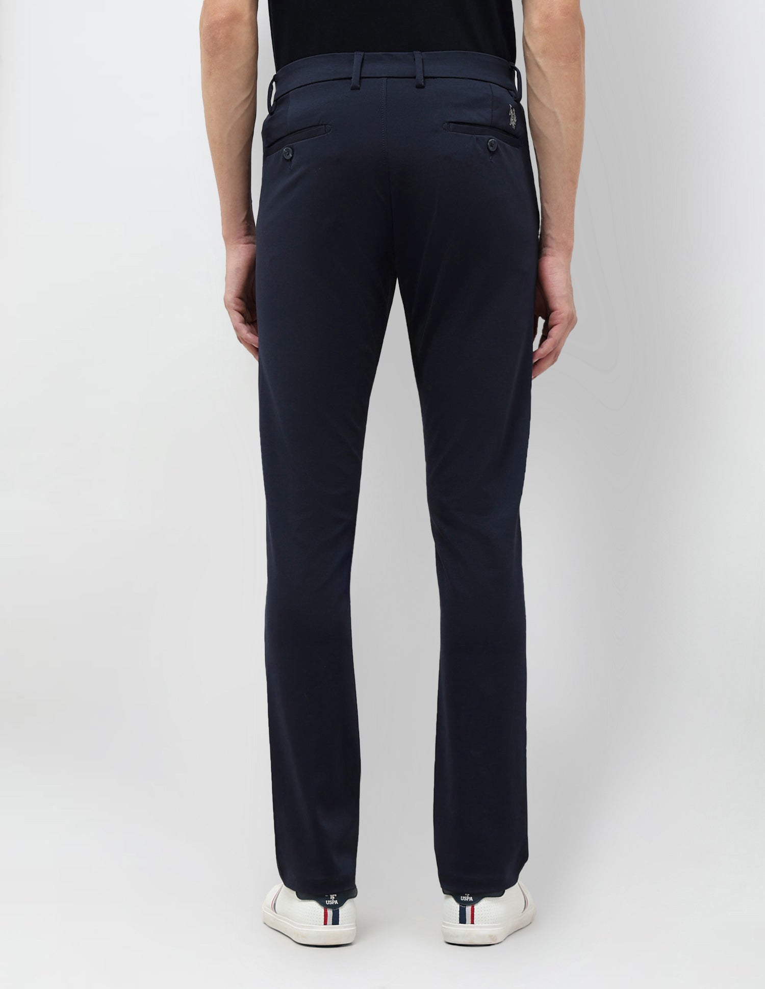 Mid Rise Slim Fit Trousers Navy - U.S. POLO ASSN. | Large