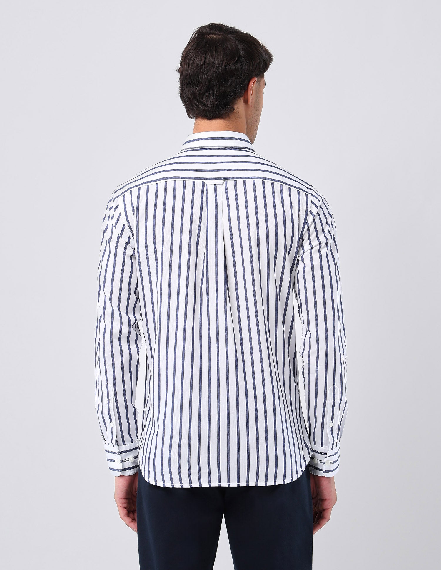 Vertical Striped 135Th Shirt Navy - U.S. Polo Assn. India | Large