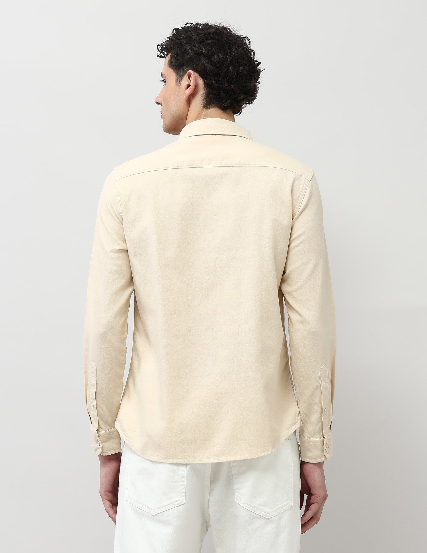 Twill Pure Cotton Shirt White - U.S. POLO ASSN. | Large