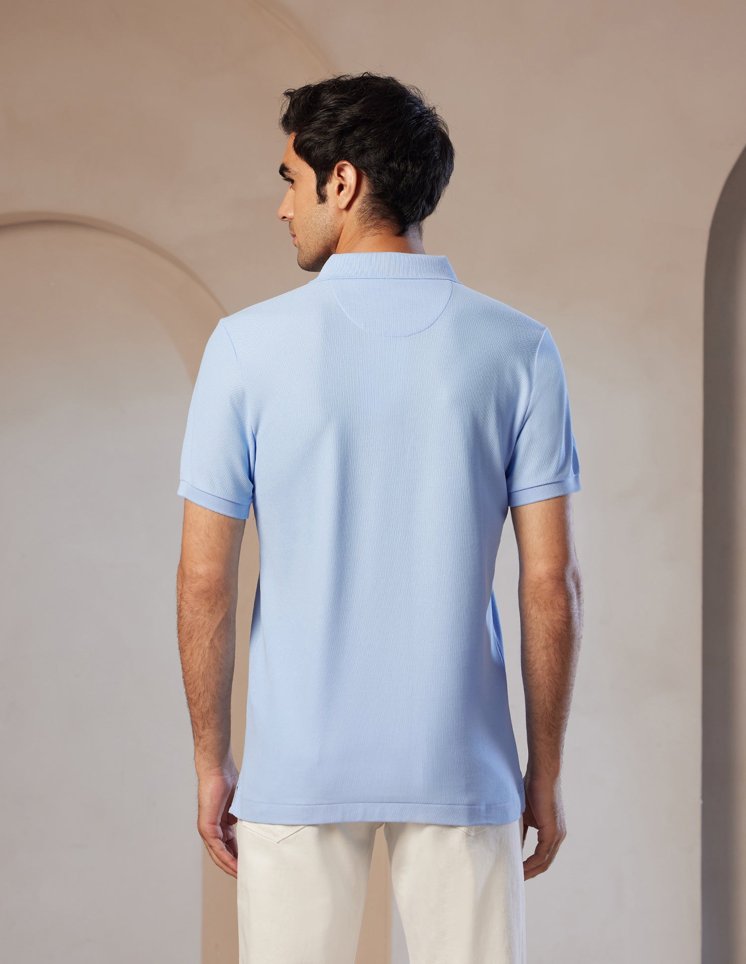 Pacho X Slim Fit Cotton Polo Shirt Light Blue - U.S. POLO ASSN. | Large