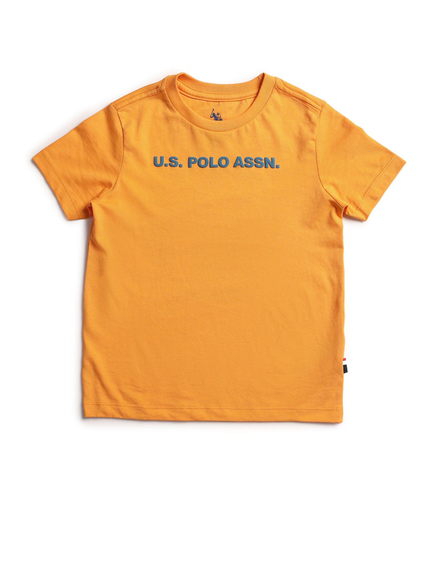 Boys Graphic Printed Regular Fit T-Shirt Orange - U.S. POLO ASSN. | Large