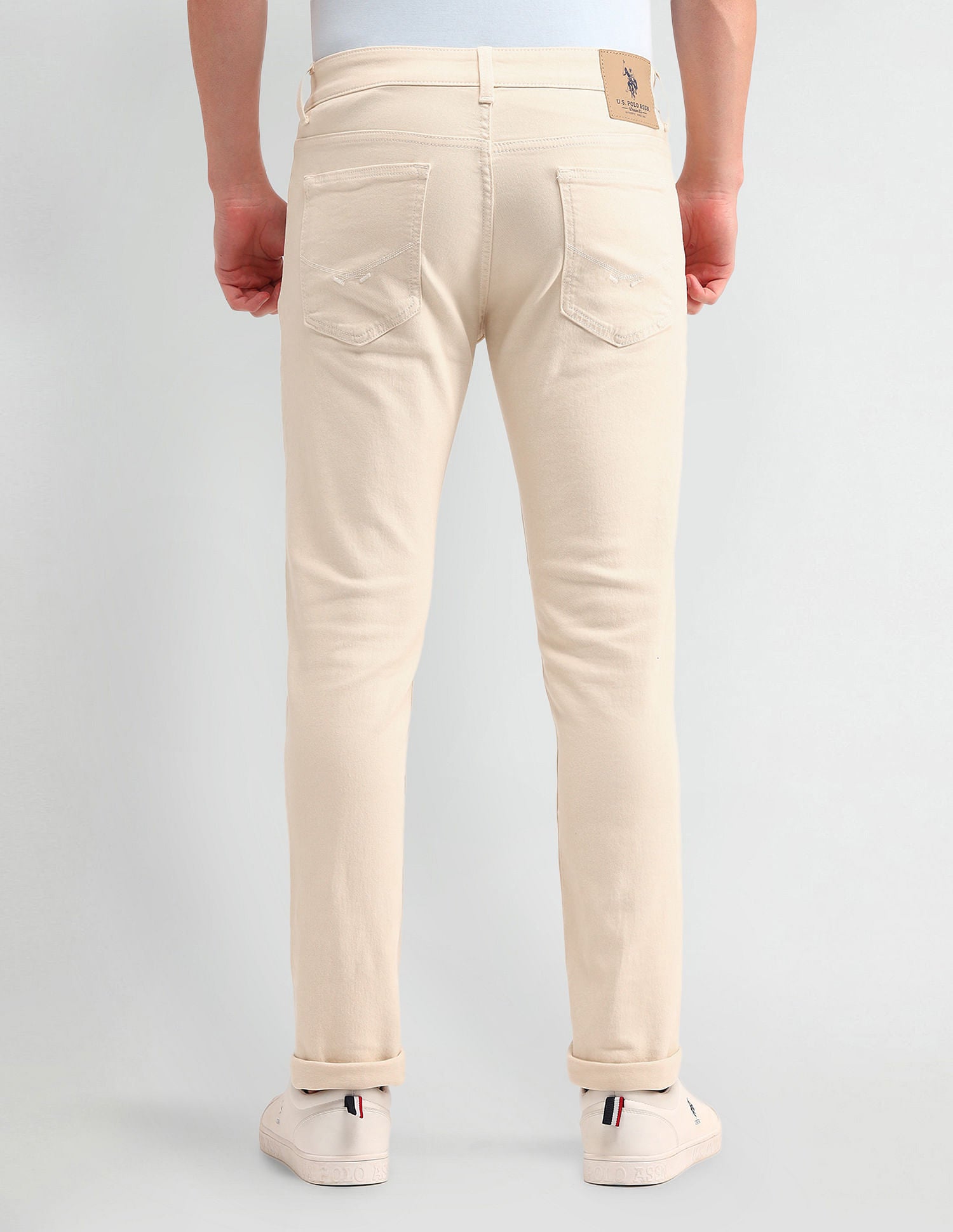 Brandon Slim tapered Fit Jeans Beige - U.S. POLO ASSN. | Large