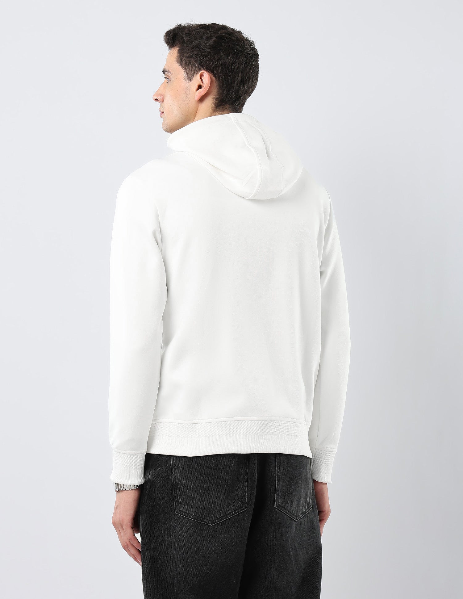 Solid Regular Fit Sweatshirt Off White - U.S. POLO ASSN. | Large