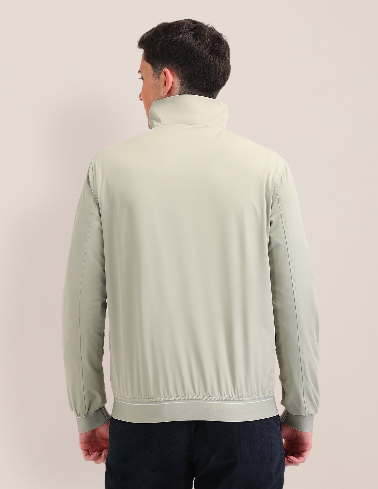 Colour Blocked Regular Fit Jacket Light Green - U.S. POLO ASSN. | Large