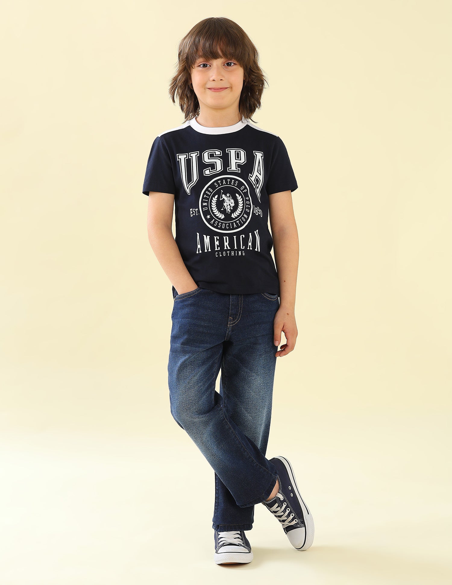 Graphic Brand Printed Regular Fit T-Shirt - Pack Of 2 Multi2 - U.S. Polo Assn. India | Large