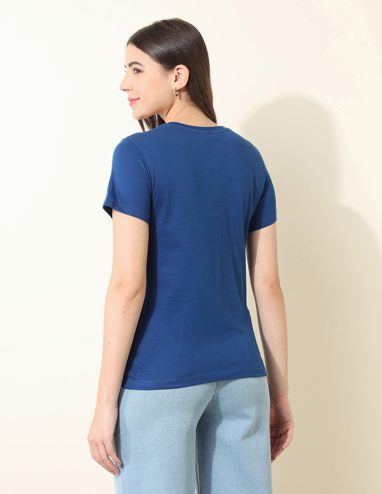 Regular Fit Brand Printed T-Shirt Royal Blue - U.S. POLO ASSN. | Large