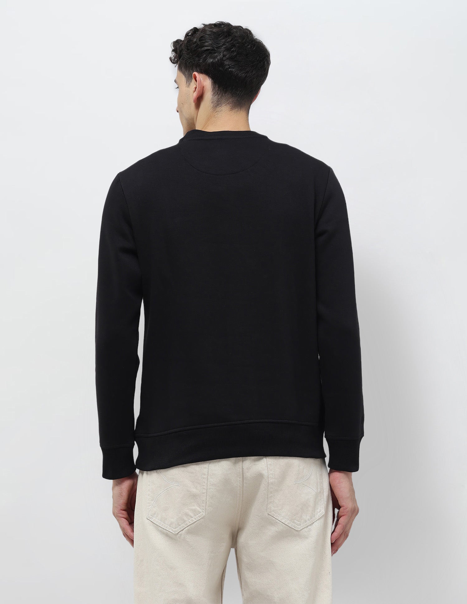 Brand Embroidered Regular Fit Sweatshirt Black - U.S. POLO ASSN. | Large