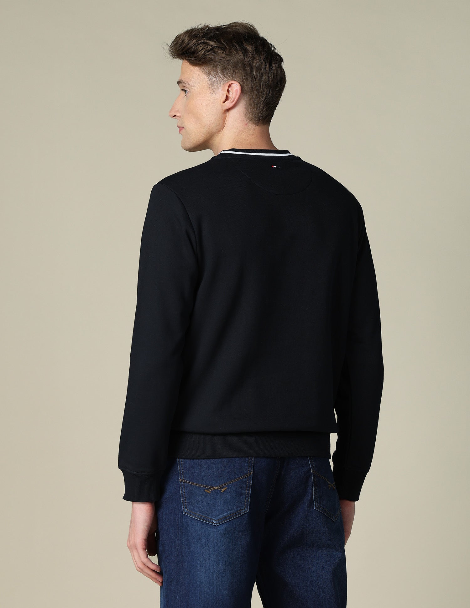 Brand Embroidered Regular Fit Sweatshirt Navy - U.S. POLO ASSN. | Large