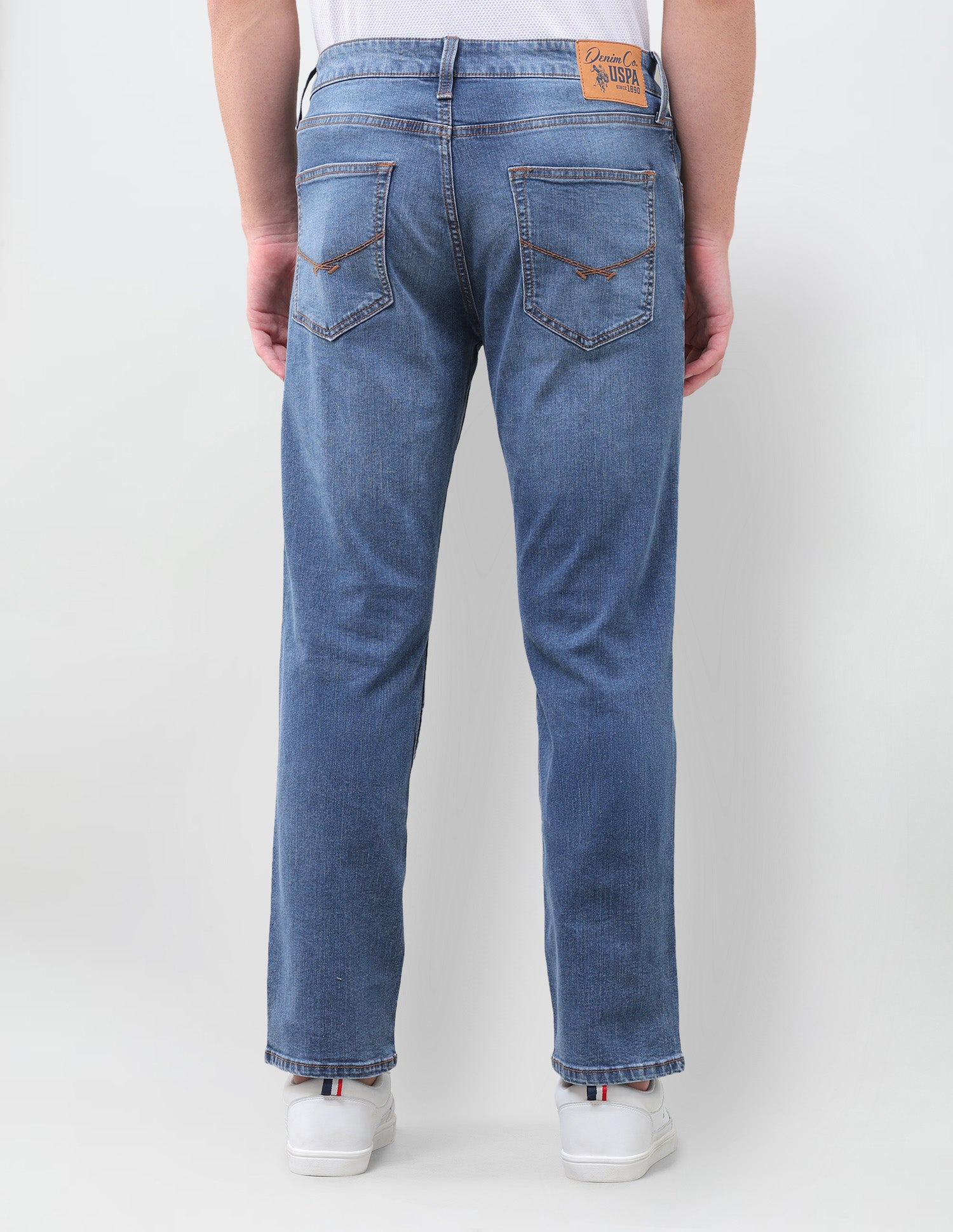 Harold Slim Straight Fit Blue Jeans Indigo - U.S. Polo Assn. India | Large