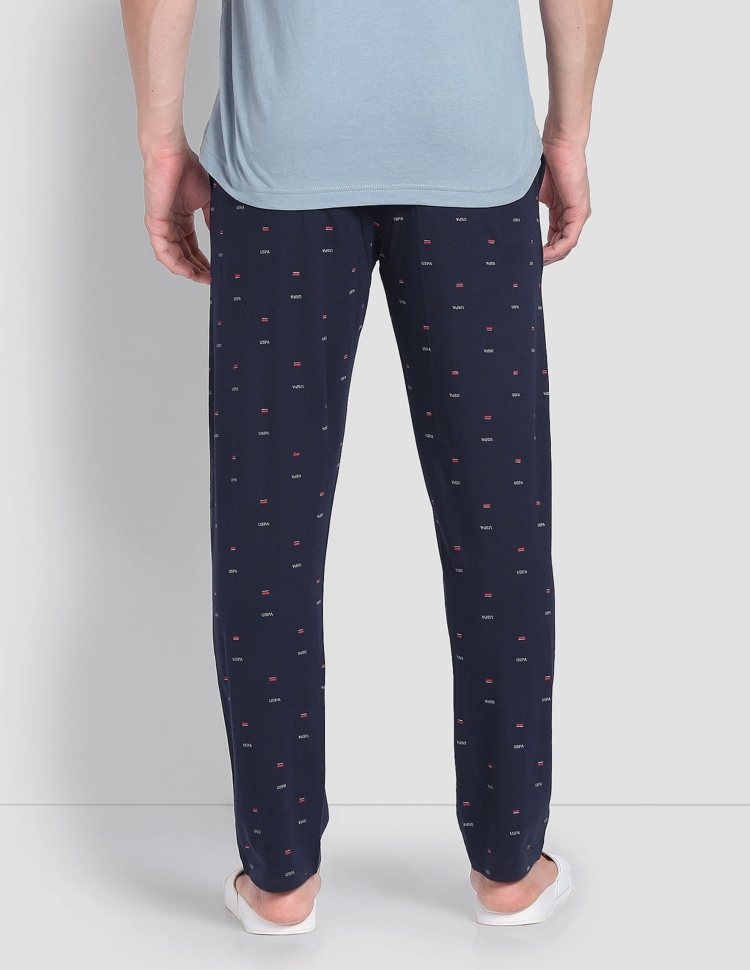 Signature Print LP002 Lounge Pants - Pack Of 1 Navy - U.S. POLO ASSN. | Large