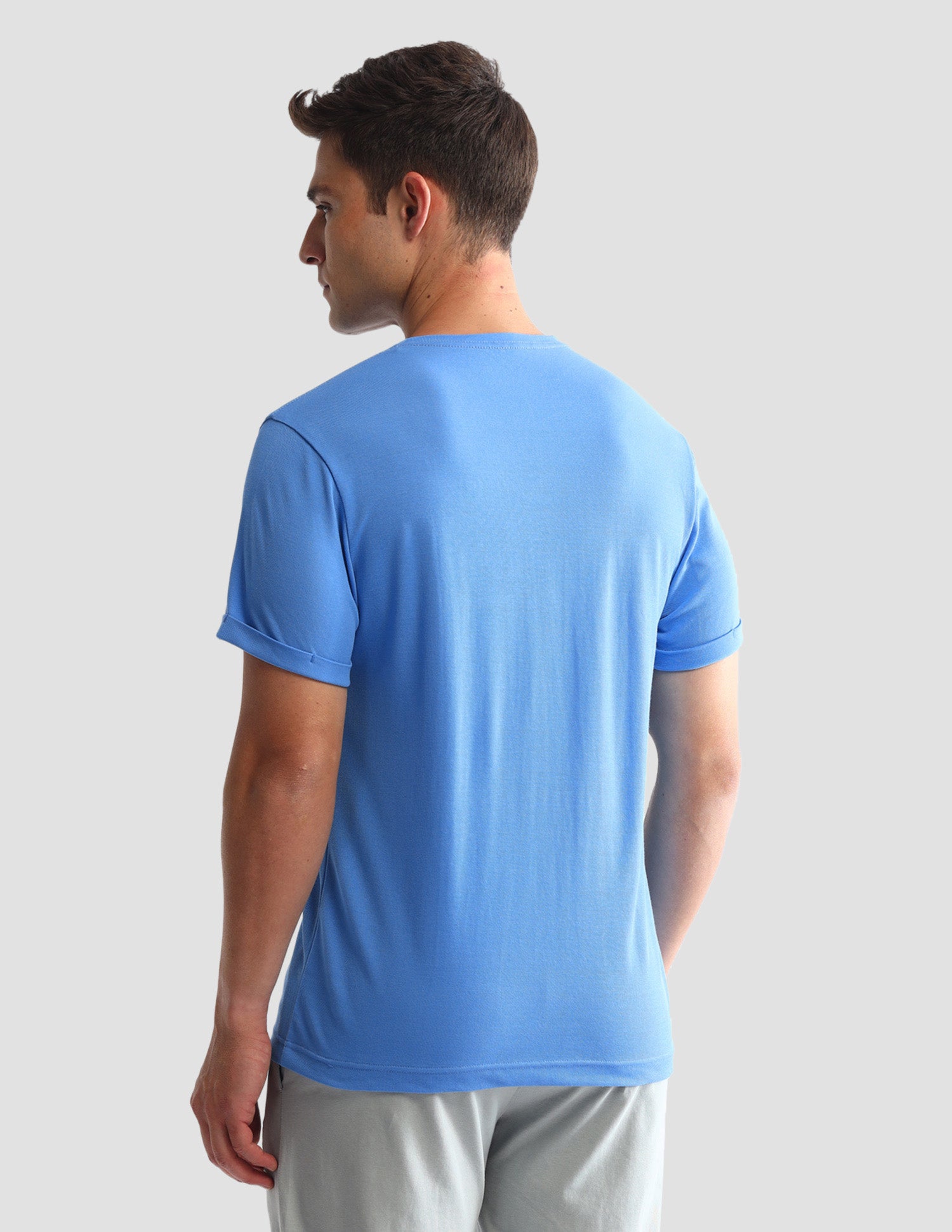 Solid Comfort Fit Loungewear T-Shirt Mirage Gray - U.S. POLO ASSN. | Large