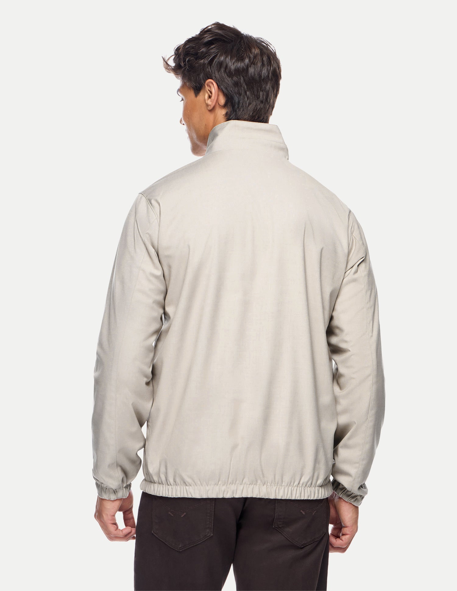 Solid Regular Fit Reversible Jacket Beige - U.S. Polo Assn. India | Large