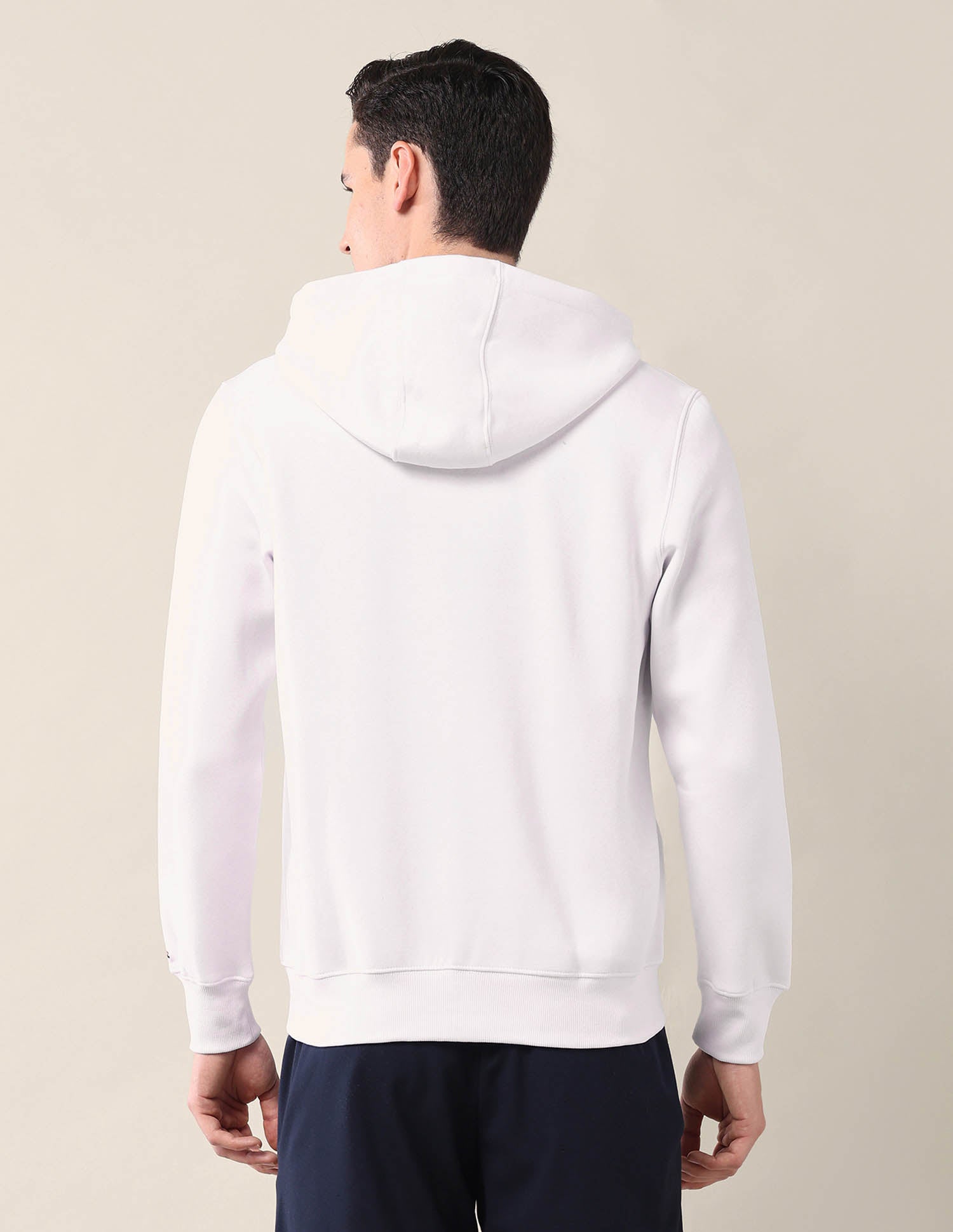 Solid Regular Fit Sweatshirt White - U.S. POLO ASSN. | Large