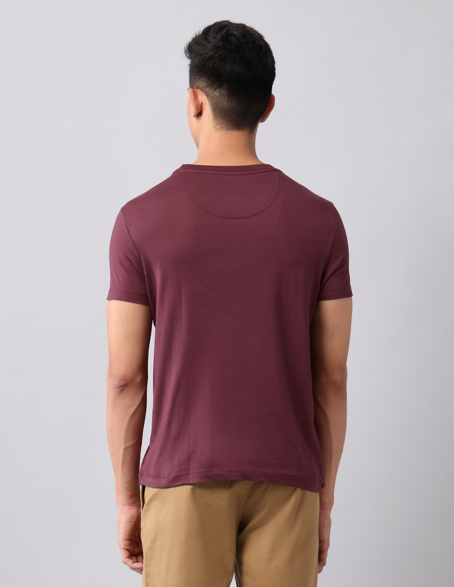 Graphic Printed Pure Cotton T-Shirt Maroon - U.S. POLO ASSN. | Large