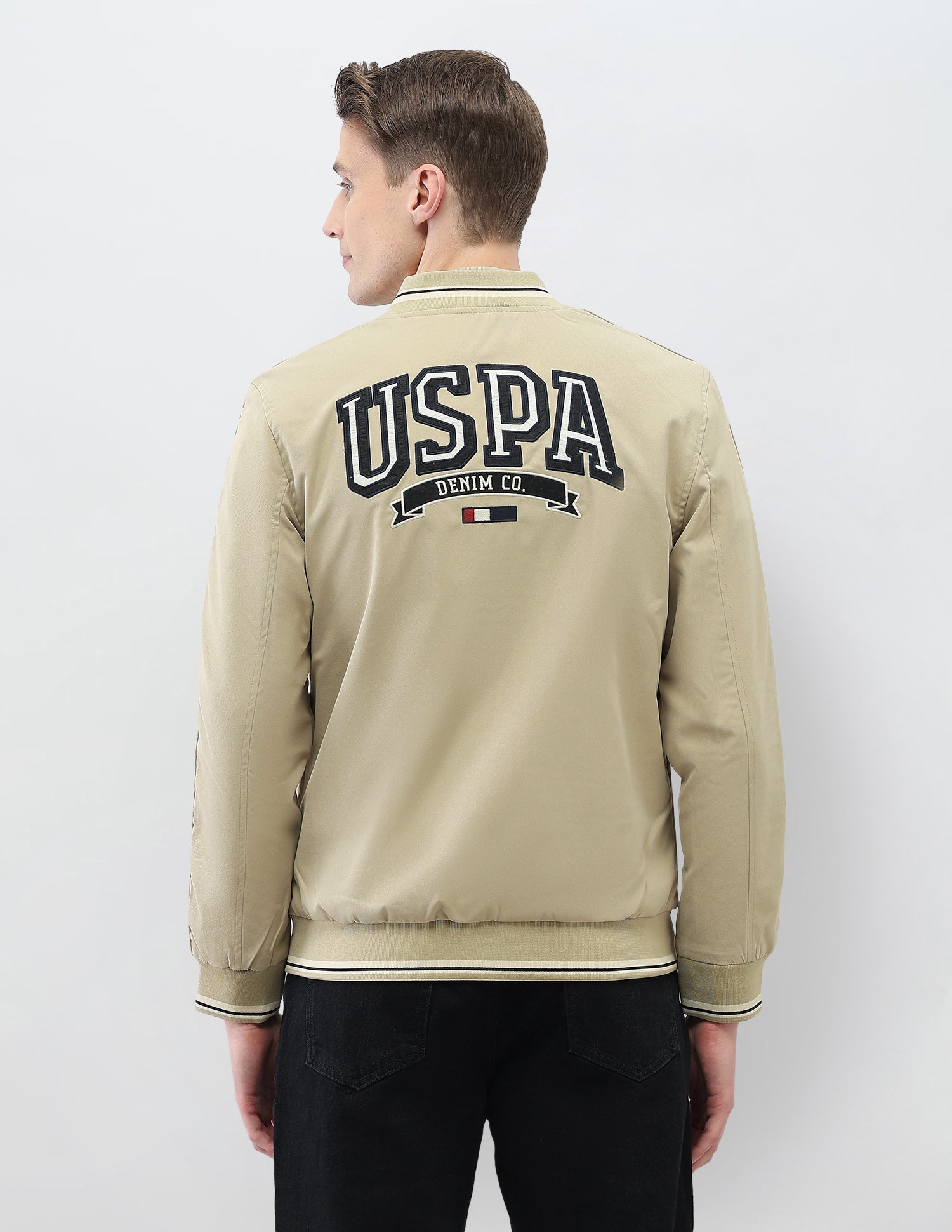 Reversible Regular Fit Jacket Beige - U.S. Polo Assn. India | Large