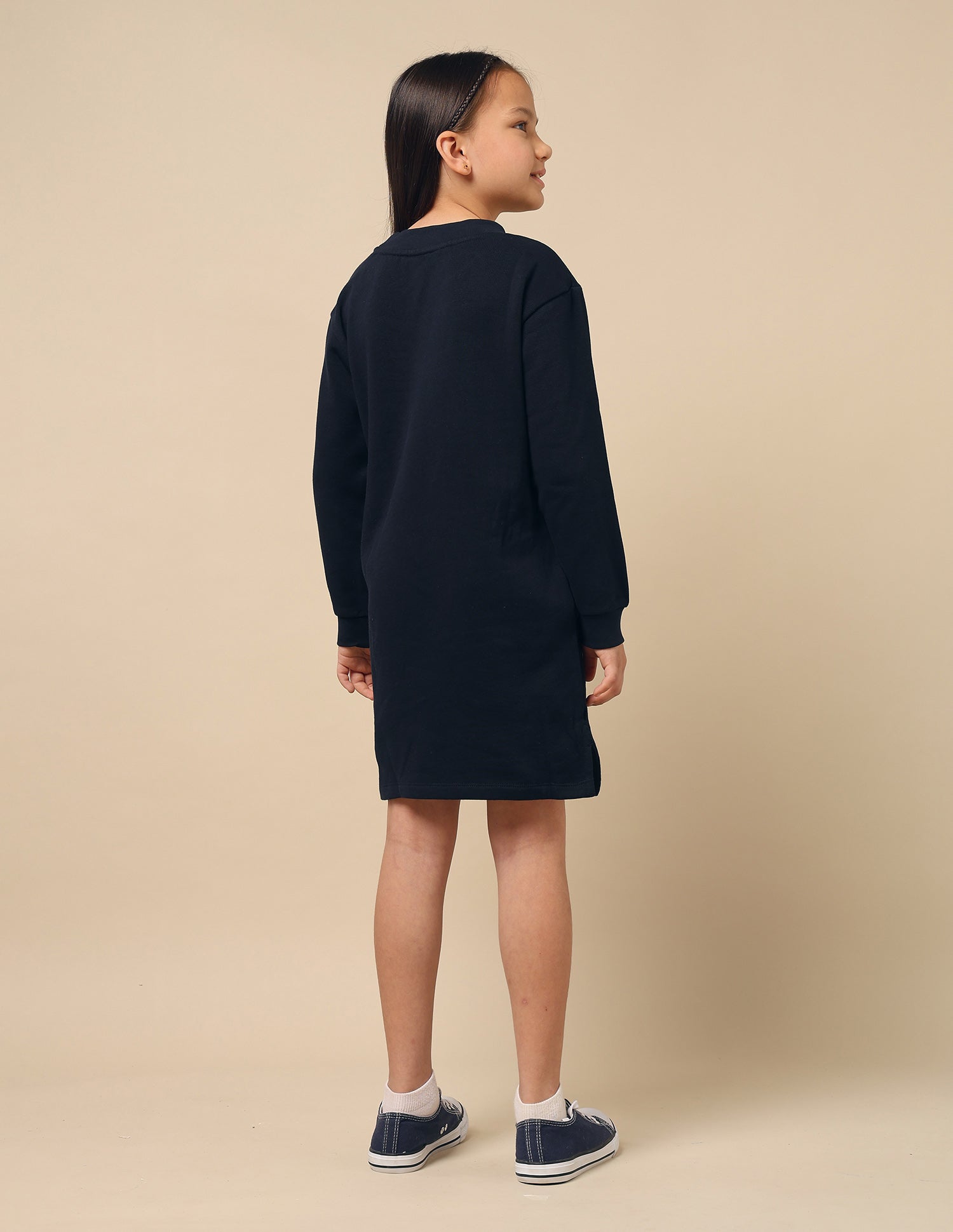 Girls Flip Sequin Sweat Dress Navy - U.S. POLO ASSN. | Large