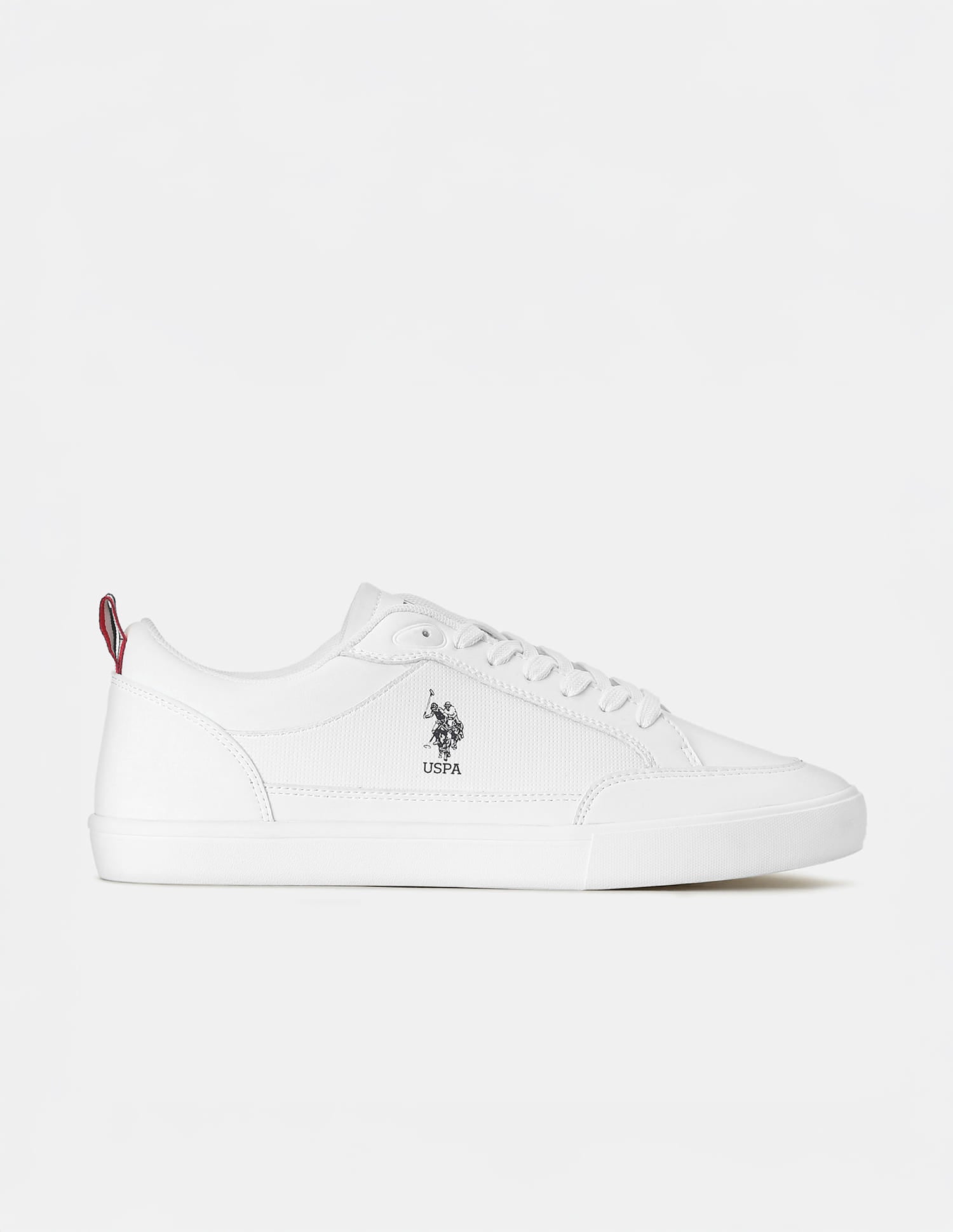 Men Round Toe Lucian Sneakers Off White - U.S. Polo Assn. India | Large