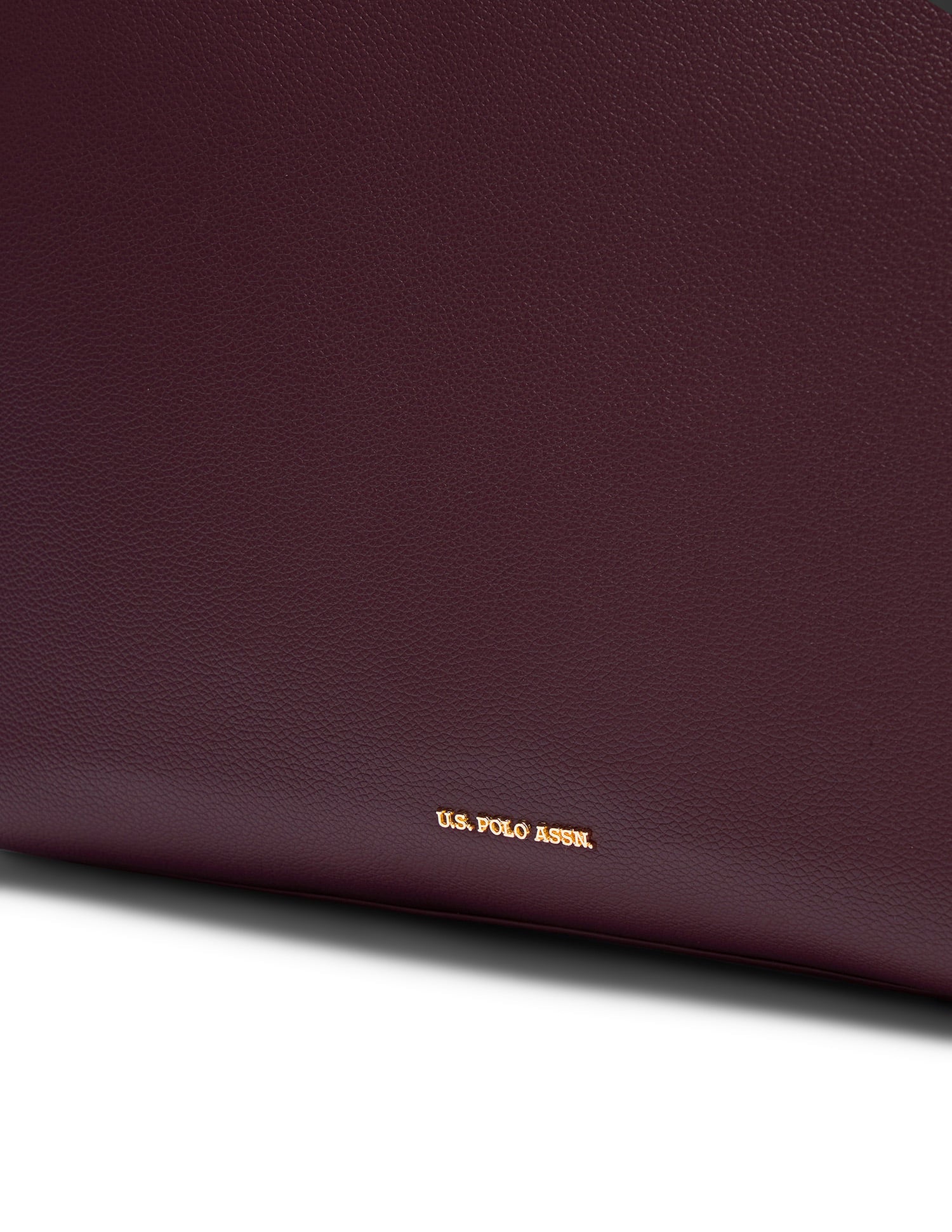 Carmella Tote Bag Burgundy - U.S. Polo Assn. India | Large