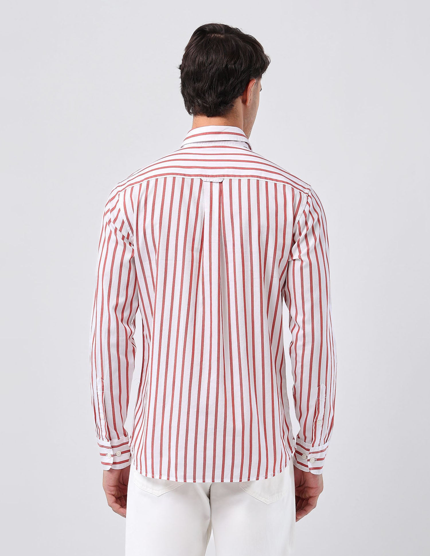 Vertical Striped 135Th Shirt Rust - U.S. POLO ASSN. | Large