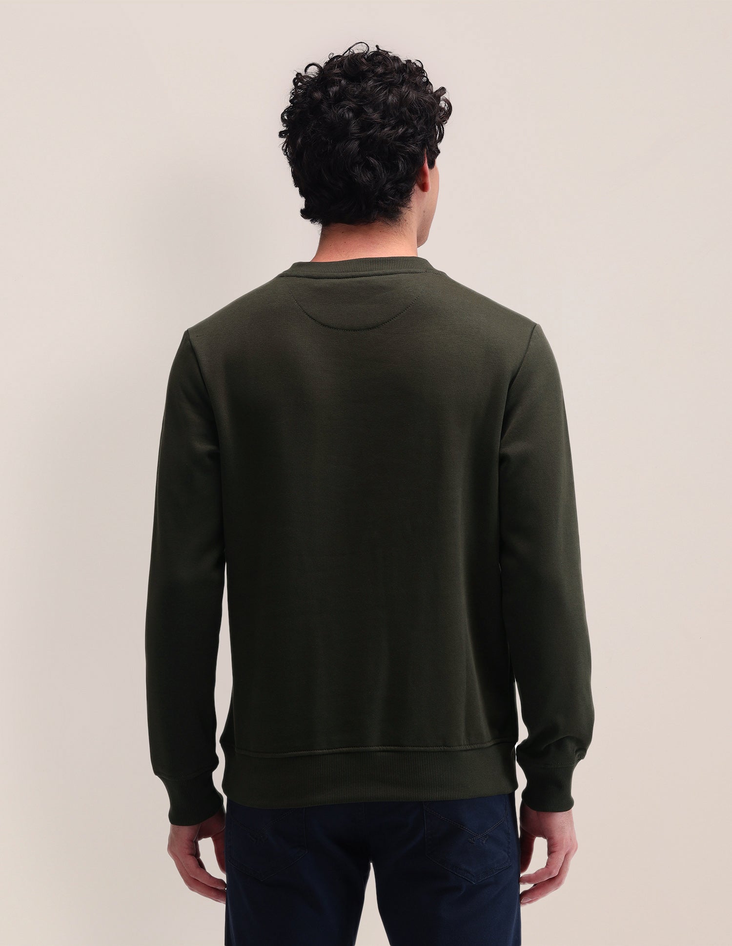 Brand Printed Regular Fit Sweatshirt Teal - U.S. POLO ASSN. | Large