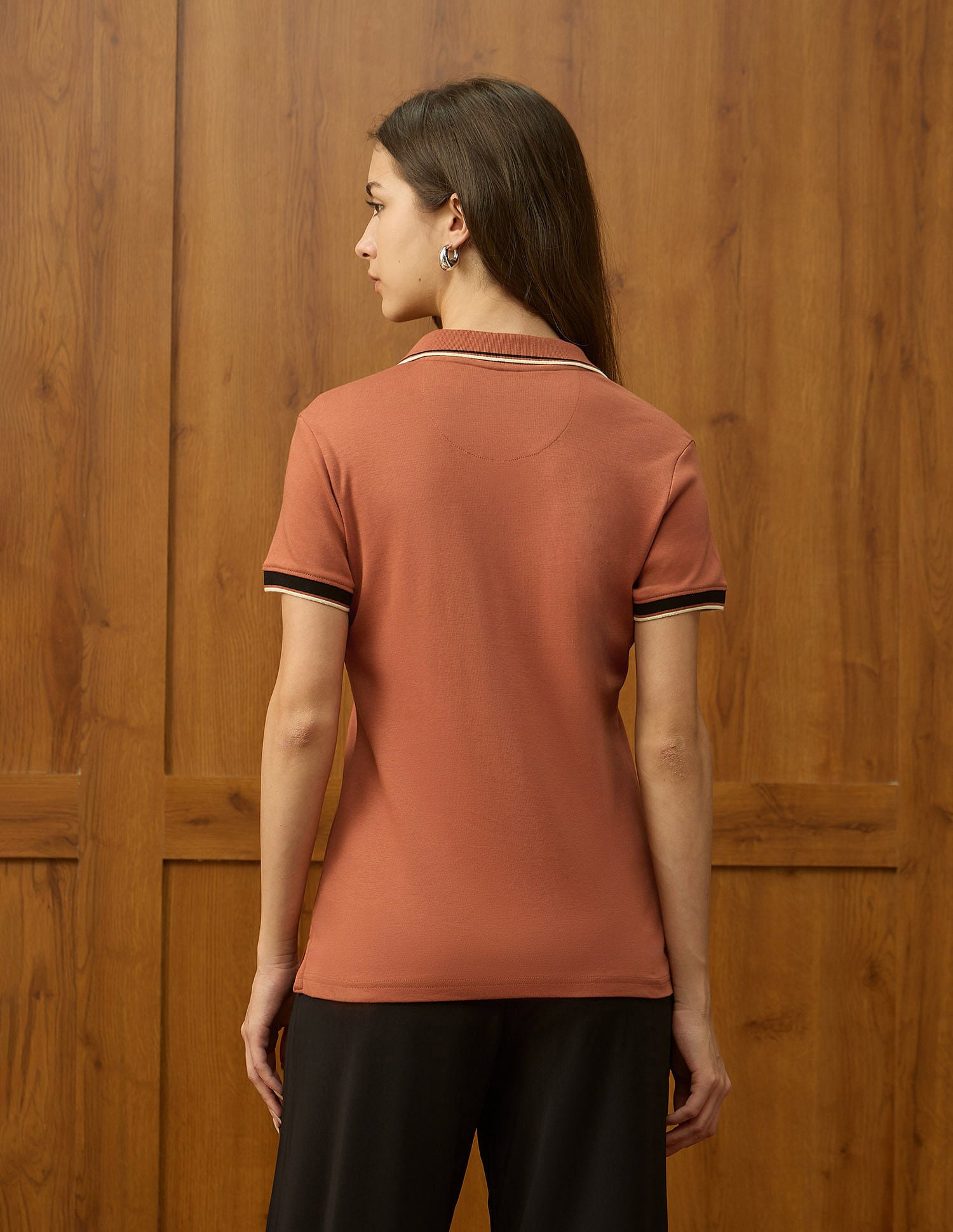 Regular Fit Solid Polo Shirt Rust - U.S. POLO ASSN. | Large