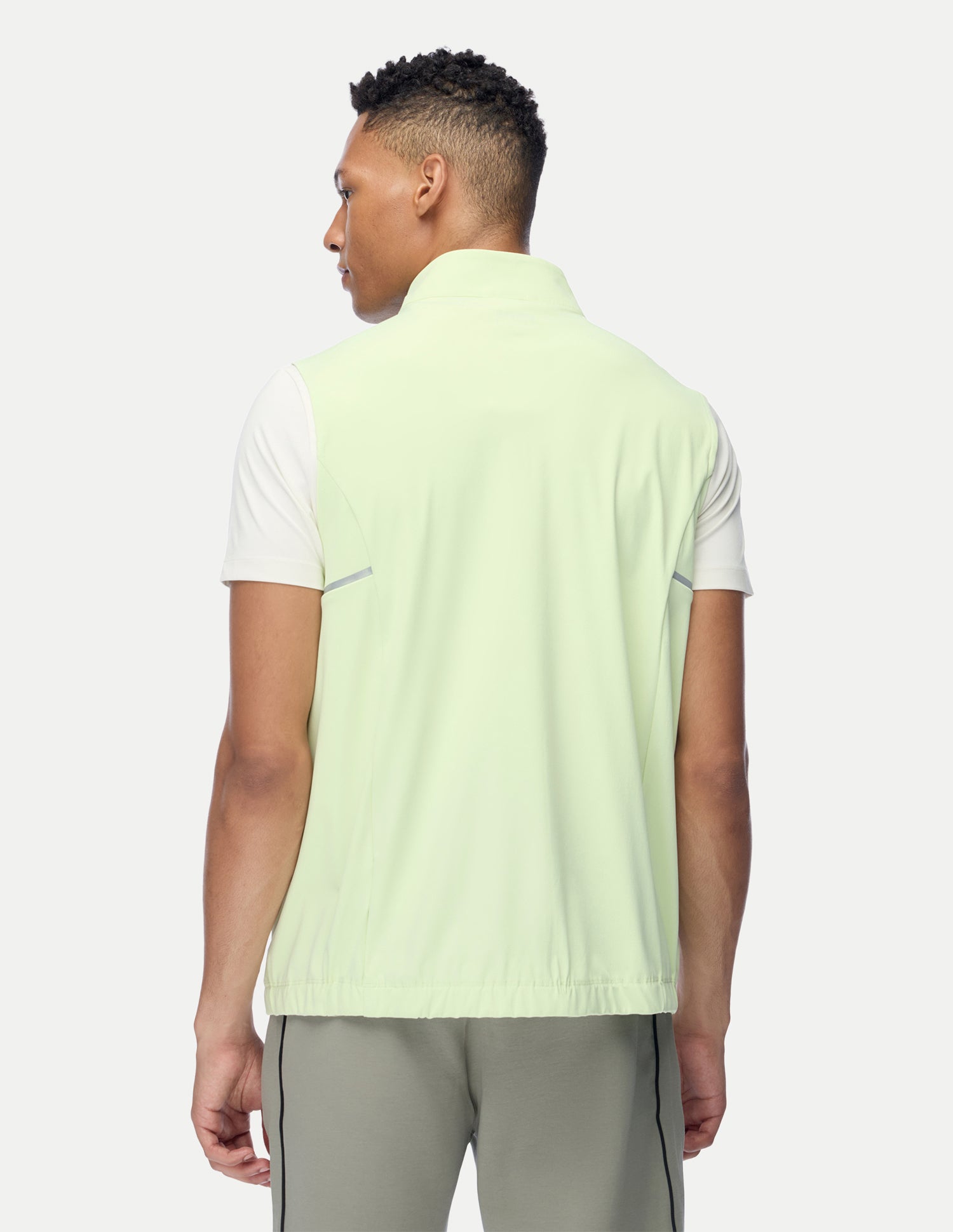 Solid Regular Fit Active Jacket Lime-Green - U.S. Polo Assn. India | Large
