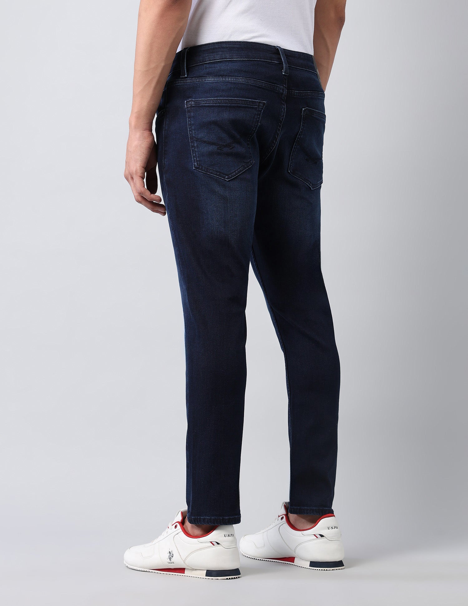 Henry Tapered Fit Blue Jeans Dark Blue - U.S. POLO ASSN. | Large