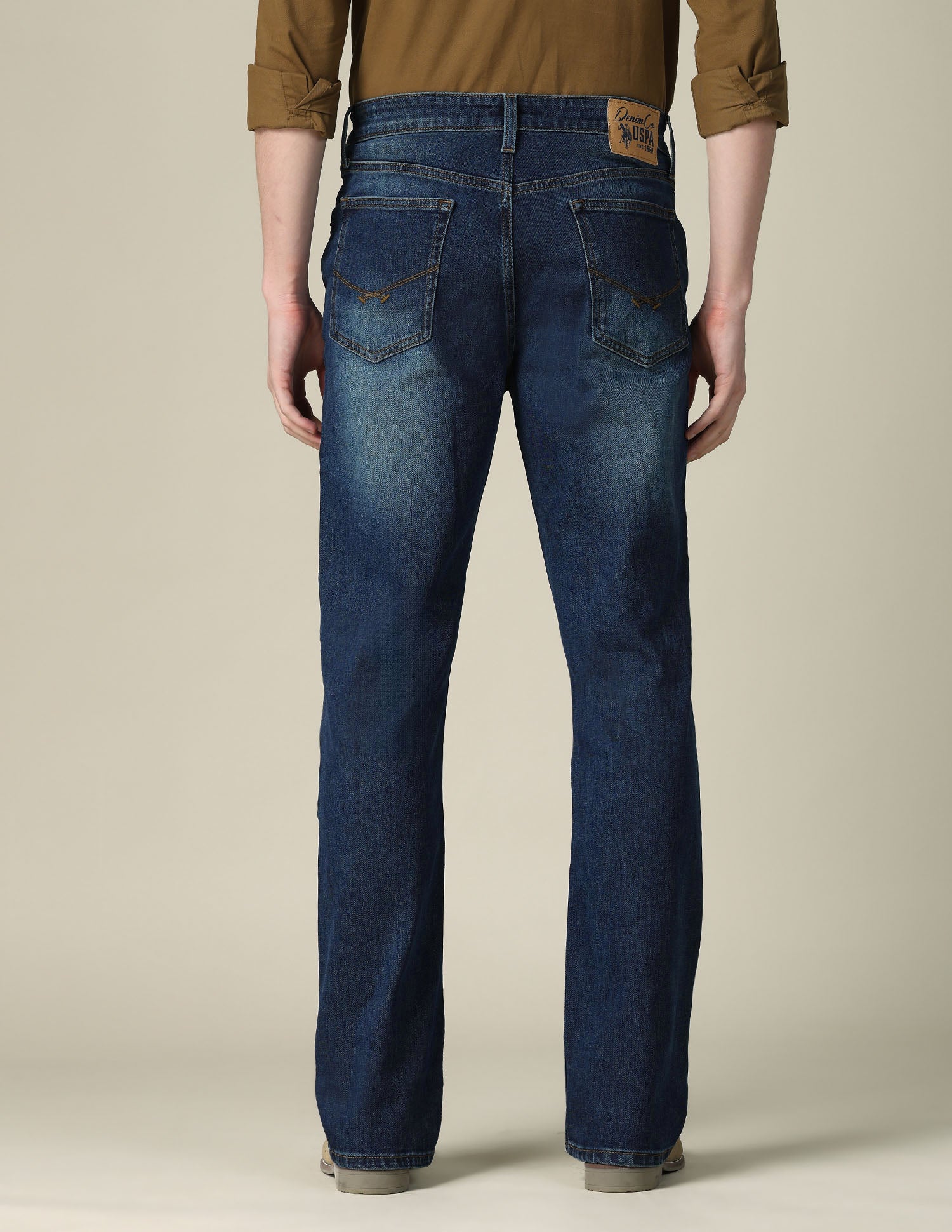 Connor Bootcut Blue Jeans Medium Indigo - U.S. POLO ASSN. | Large