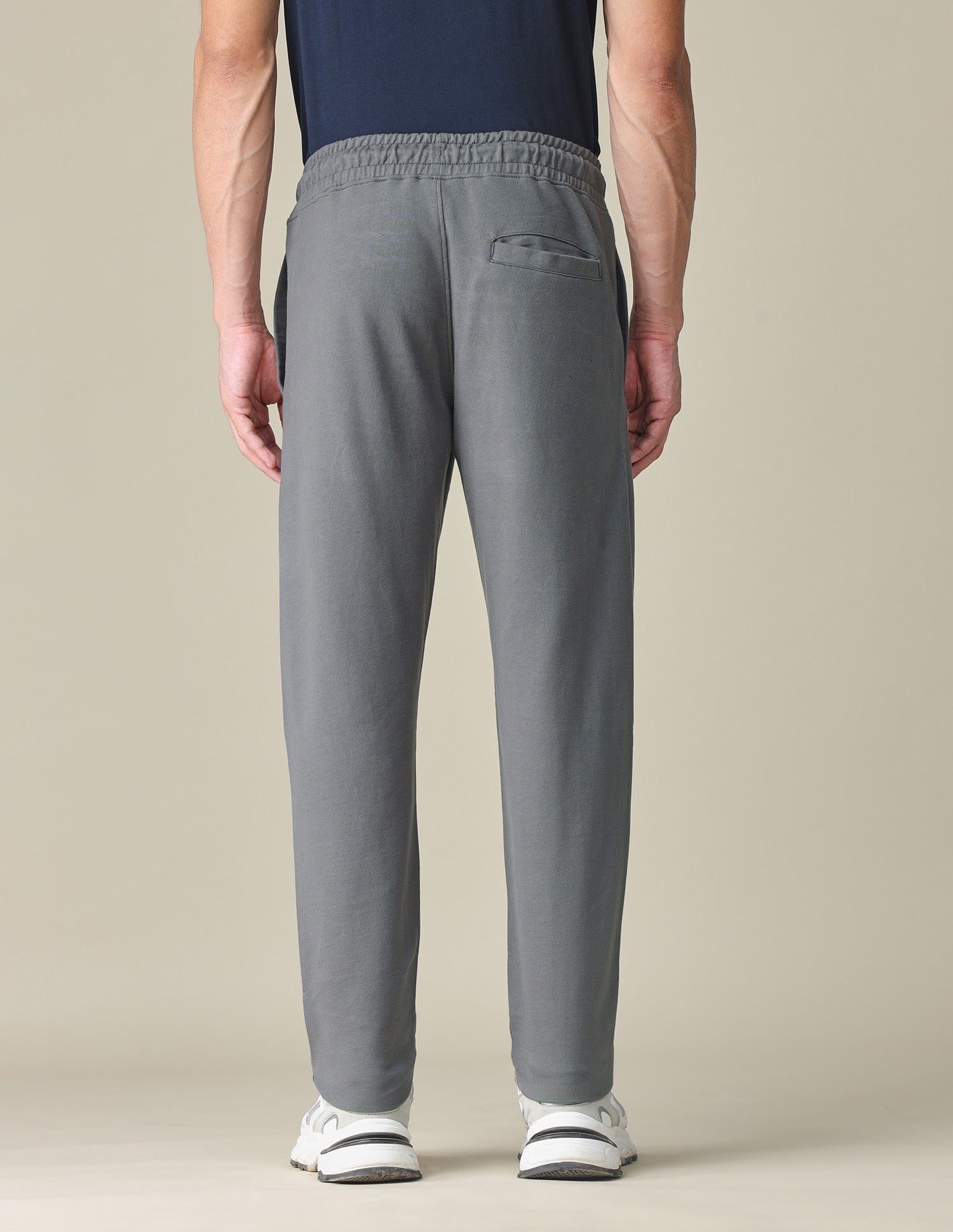 Mid Rise Solid Track Pants Grey - U.S. POLO ASSN. | Large